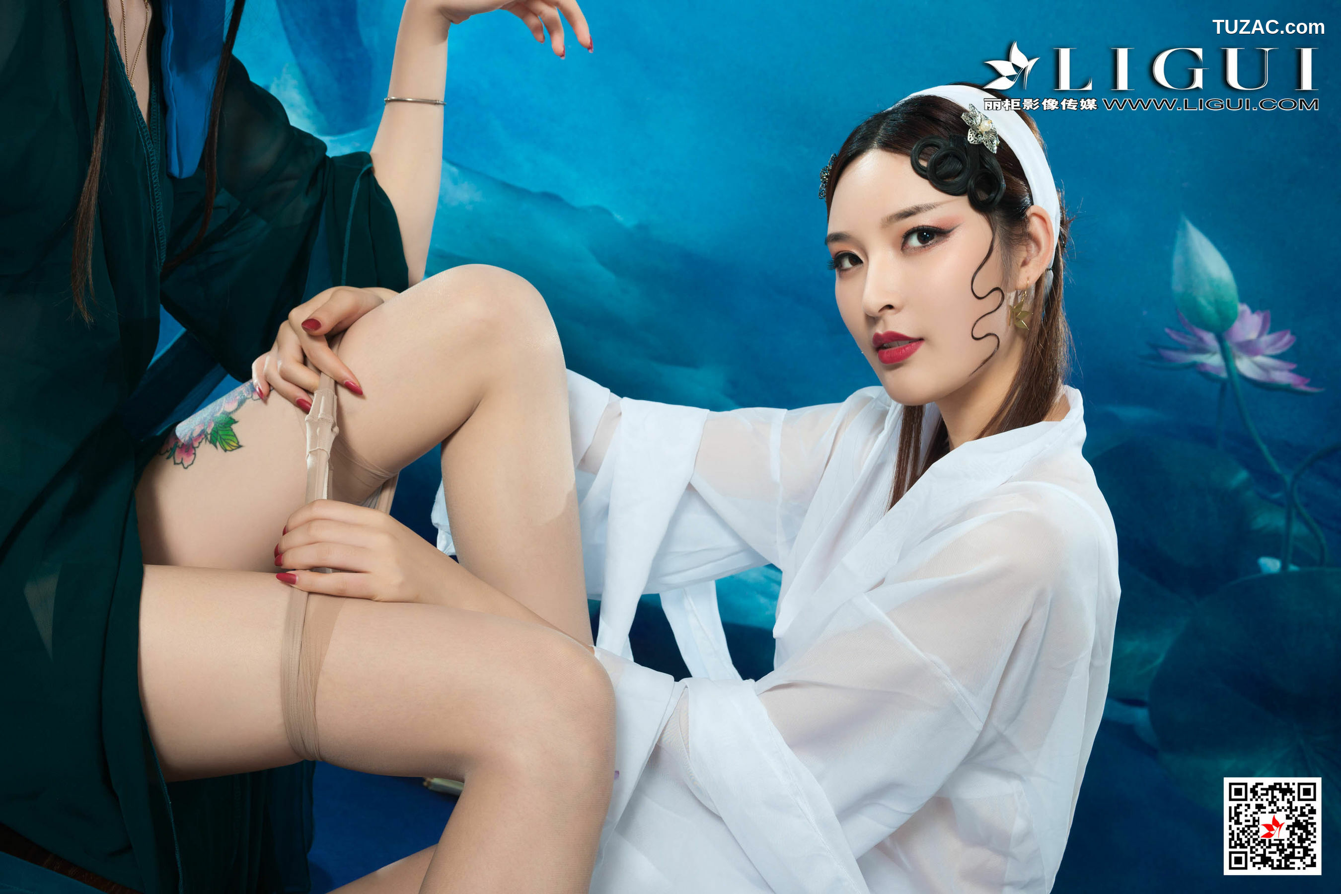 丽柜_甜甜&amp;amp;雪糕《京剧丝袜姐妹花》 写真集[76P]