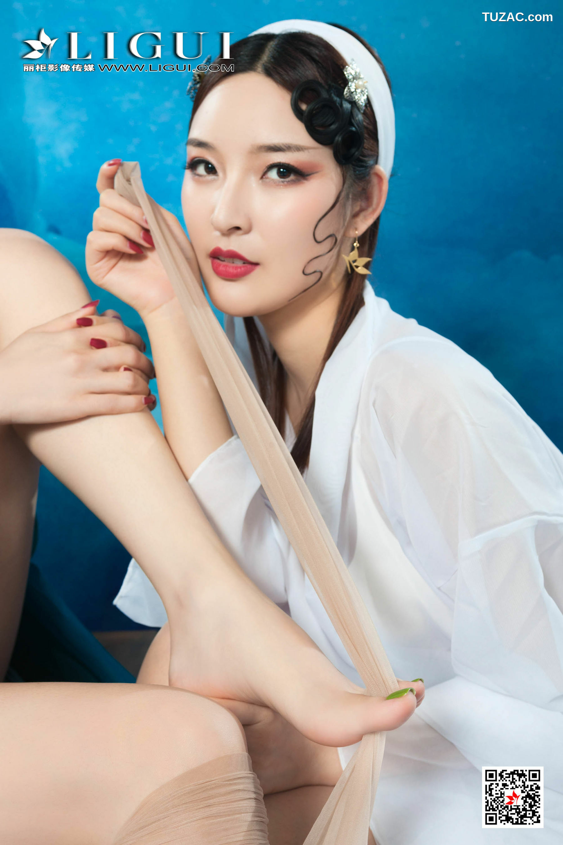 丽柜_甜甜&amp;amp;雪糕《京剧丝袜姐妹花》 写真集[76P]