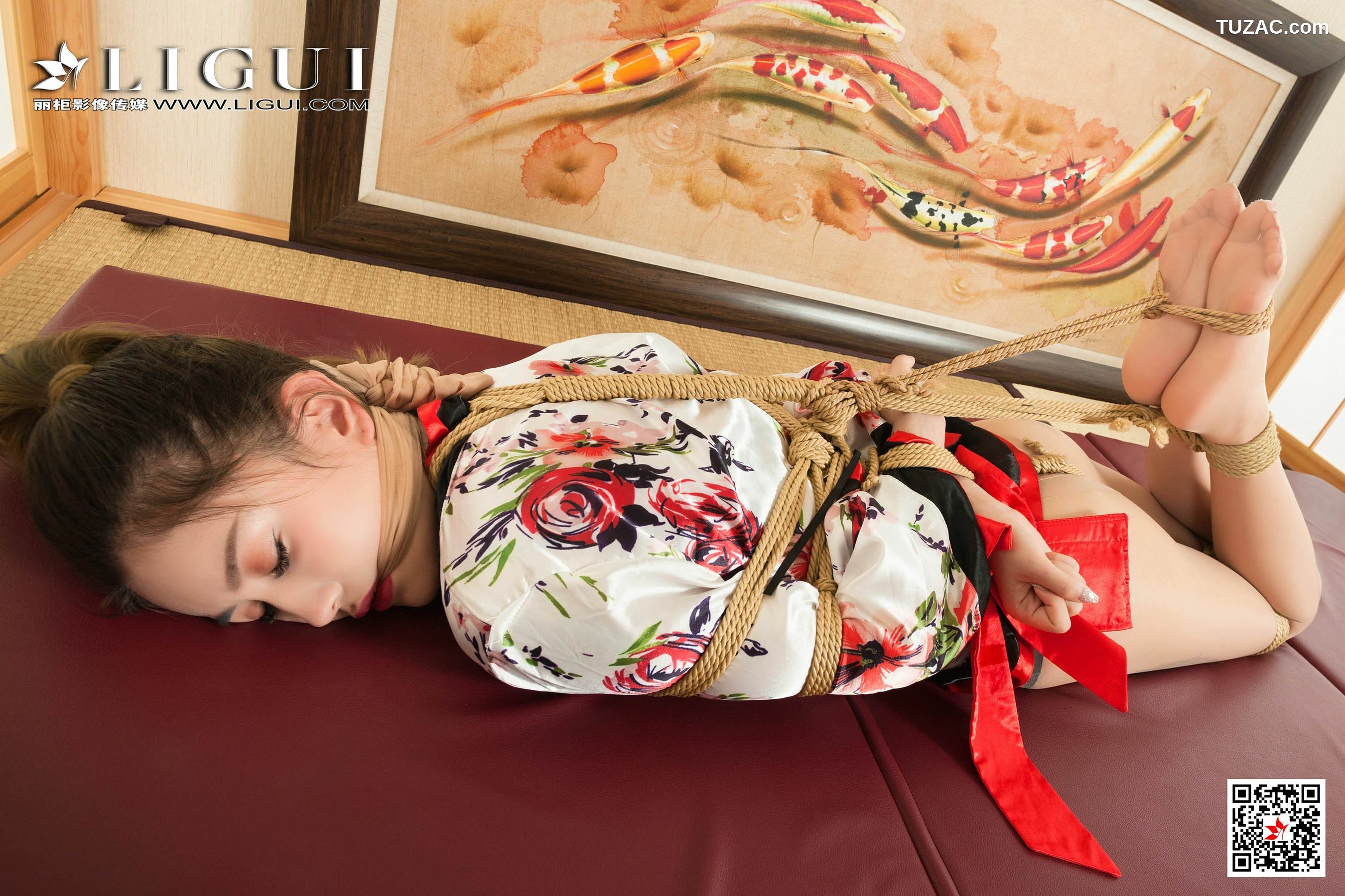 丽柜_甜甜《绳艺捆绑丝袜人体摄影》 写真集 [66P]