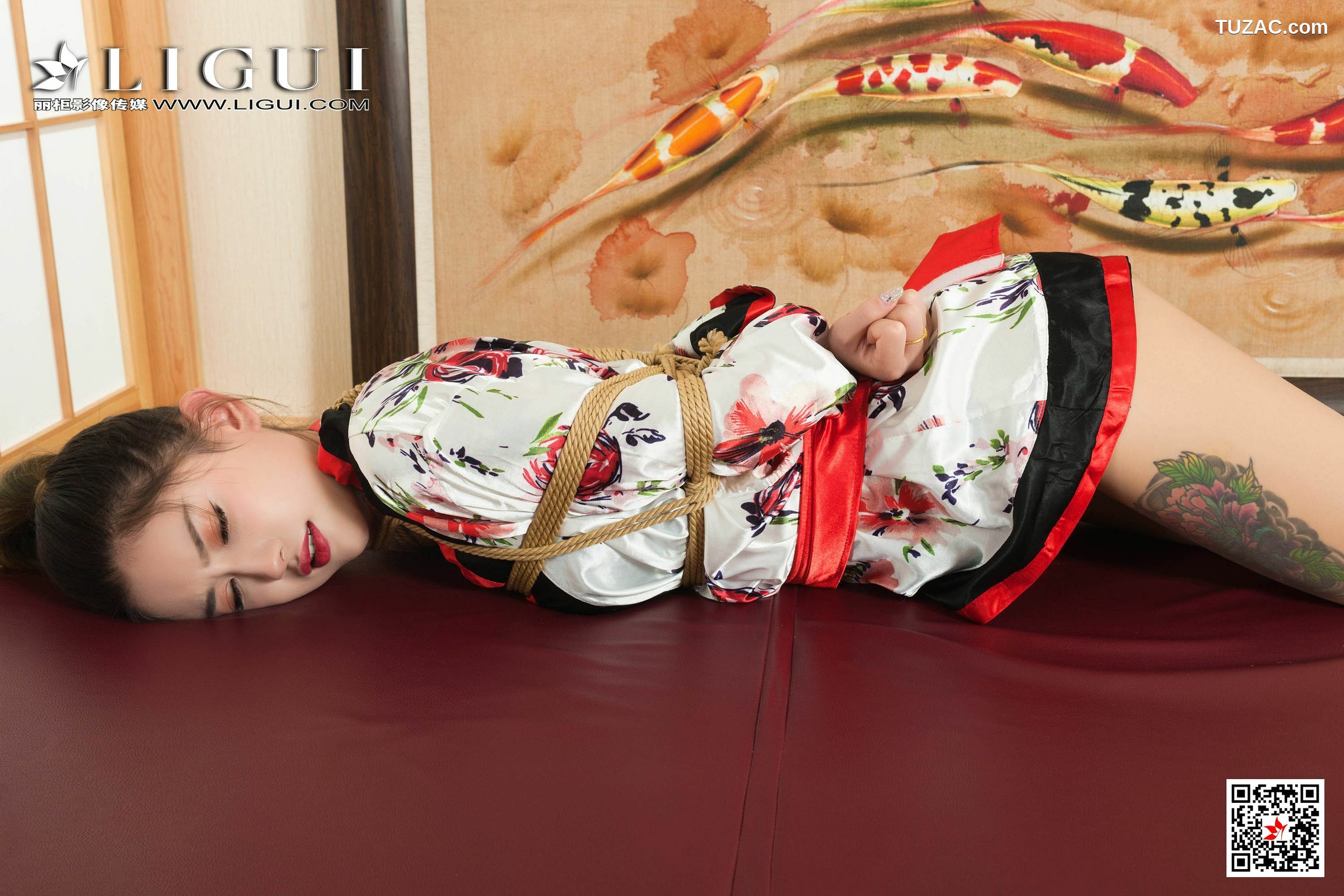 丽柜_甜甜《绳艺捆绑丝袜人体摄影》 写真集 [66P]