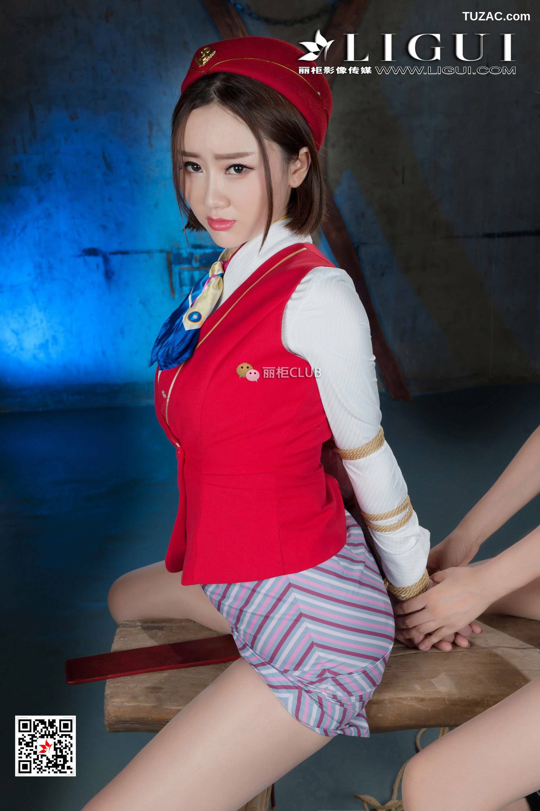 丽柜_腿模Amy&amp;amp;腿模然然《空姐丝袜美束》 网络丽人 写真集[71P]