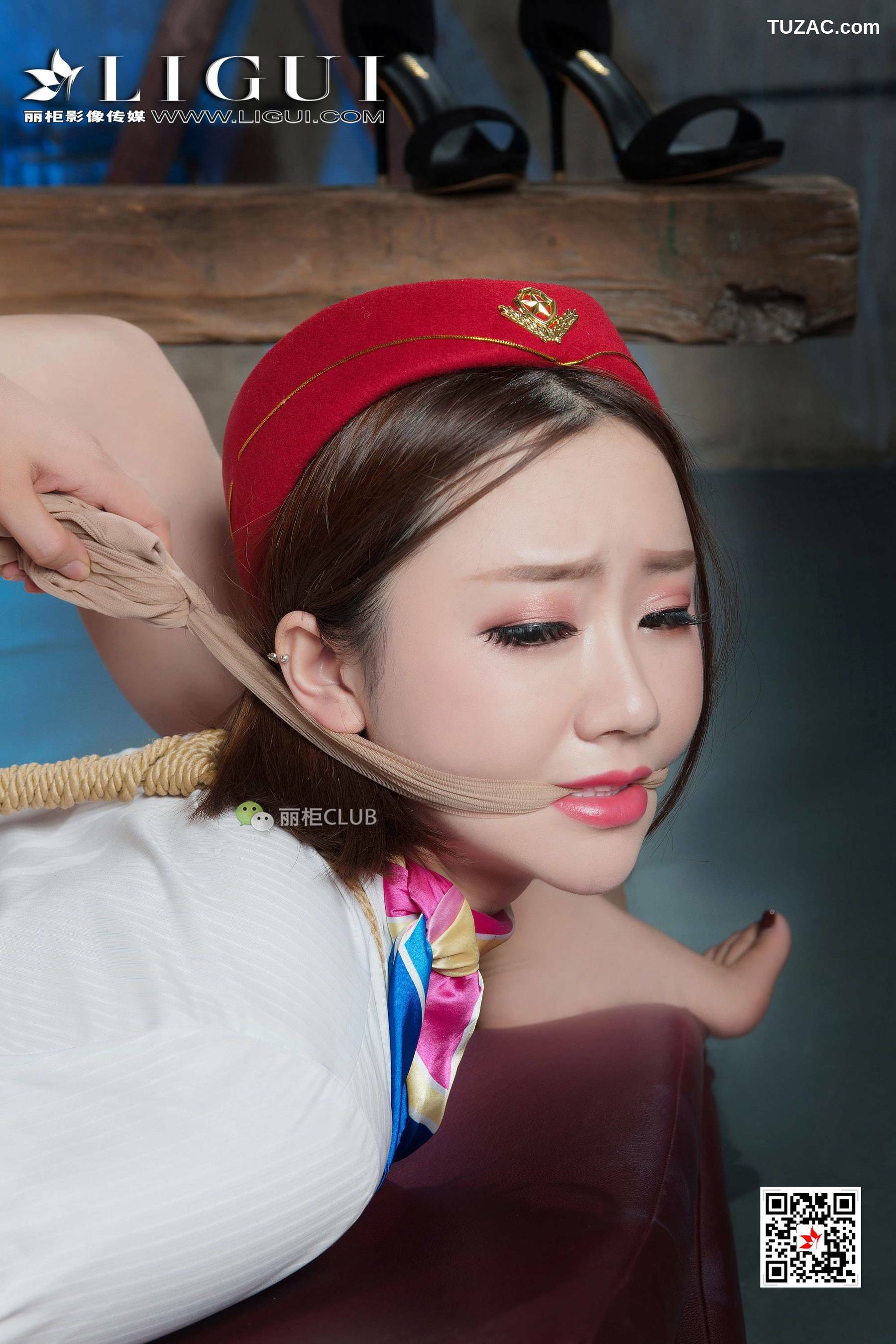 丽柜_腿模Amy&amp;amp;腿模然然《空姐丝袜美束》 网络丽人 写真集[71P]