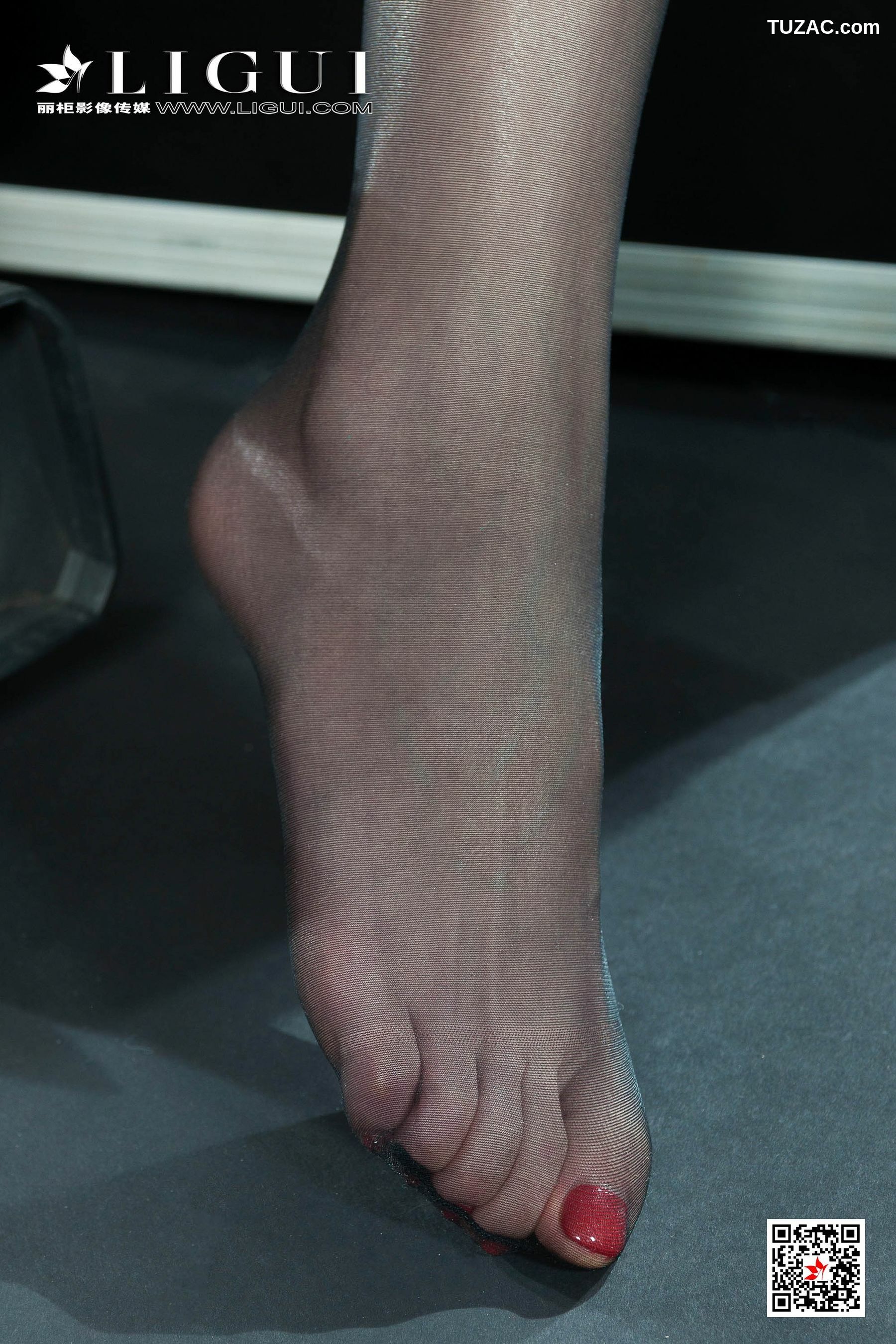 丽柜_腿模凉儿《黑丝OL》 网络丽人 写真集[97P]