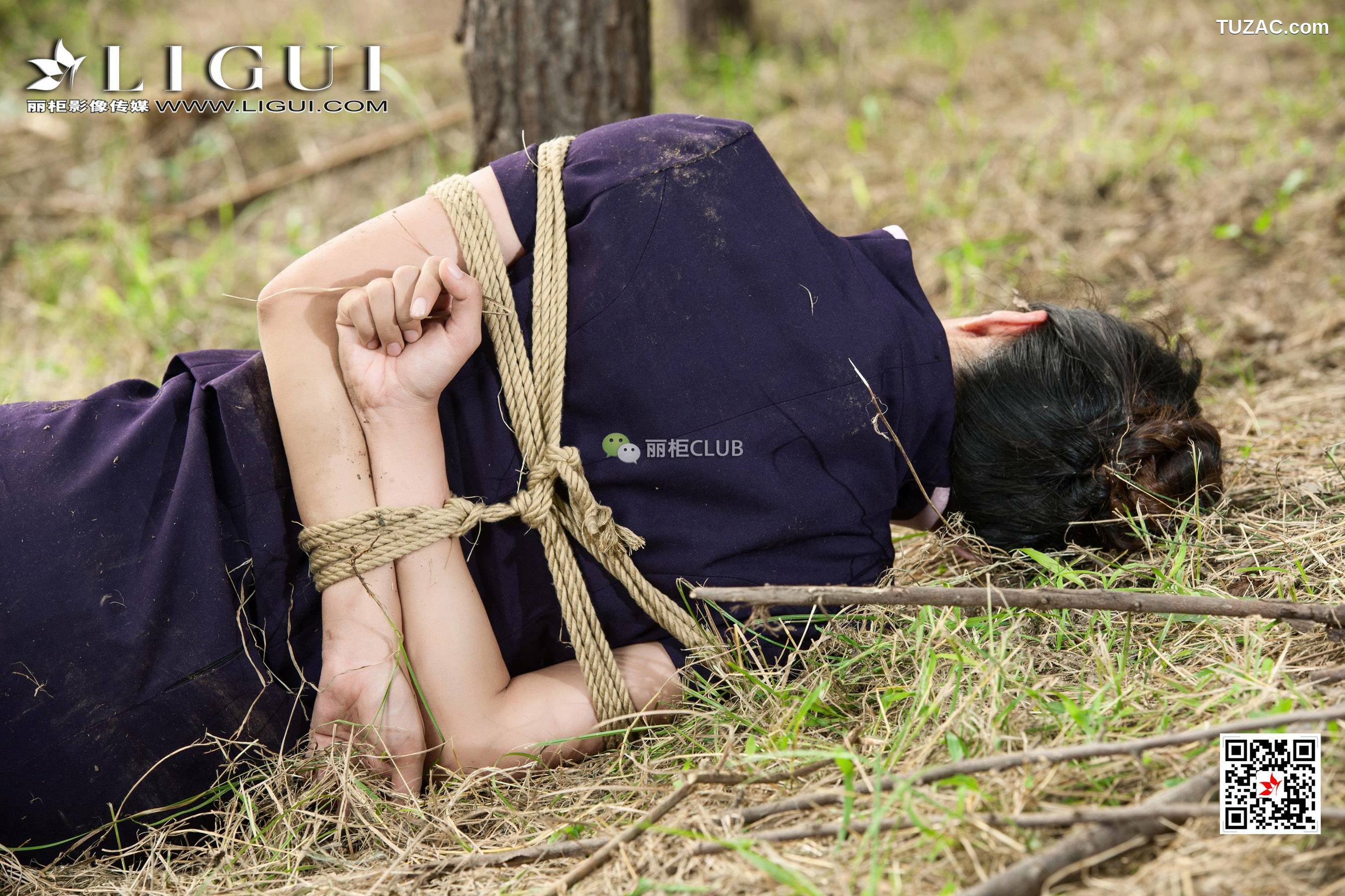 丽柜_腿模思彤《外拍绳艺人体摄影》 网络丽人 写真集[79P]