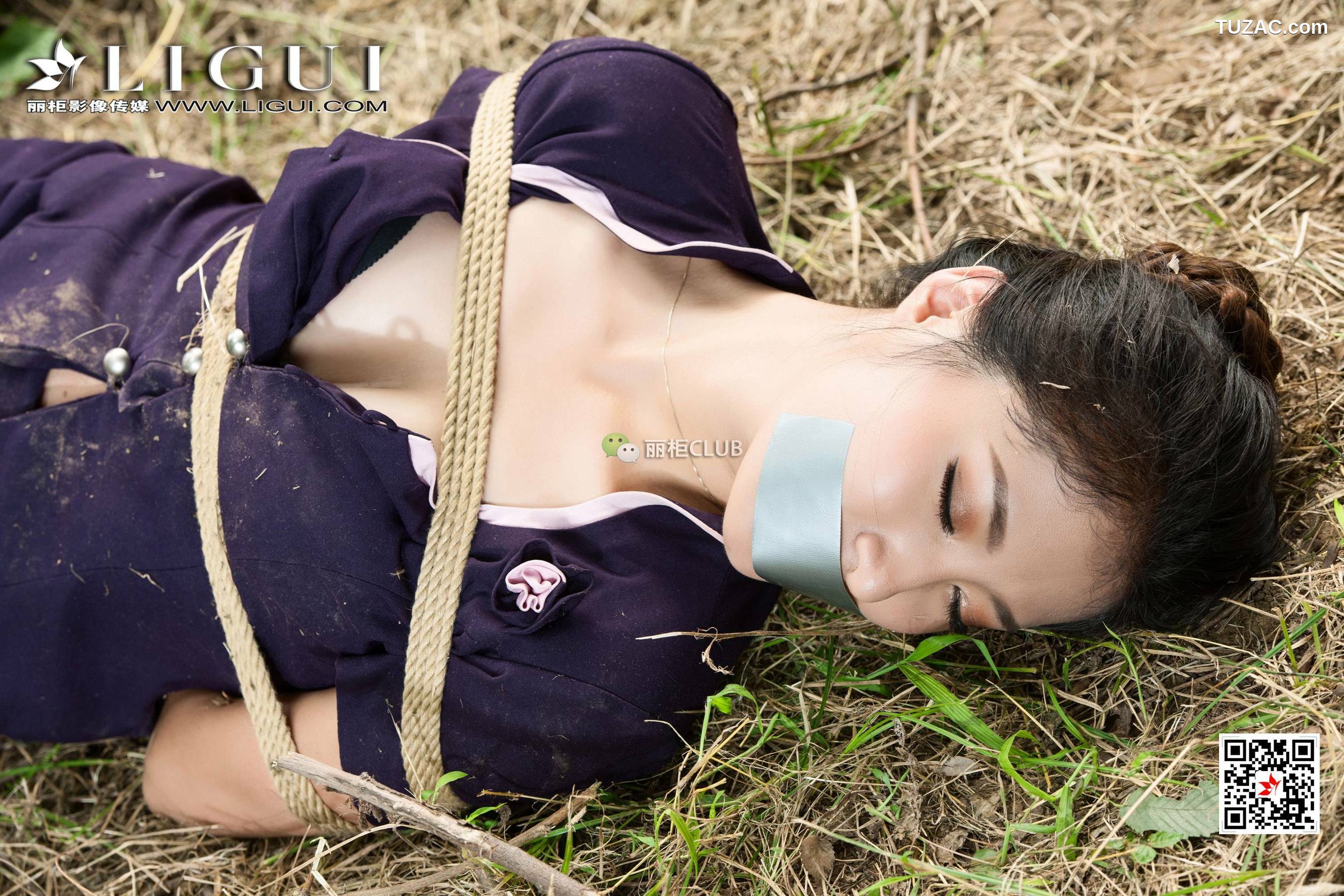 丽柜_腿模思彤《外拍绳艺人体摄影》 网络丽人 写真集[79P]