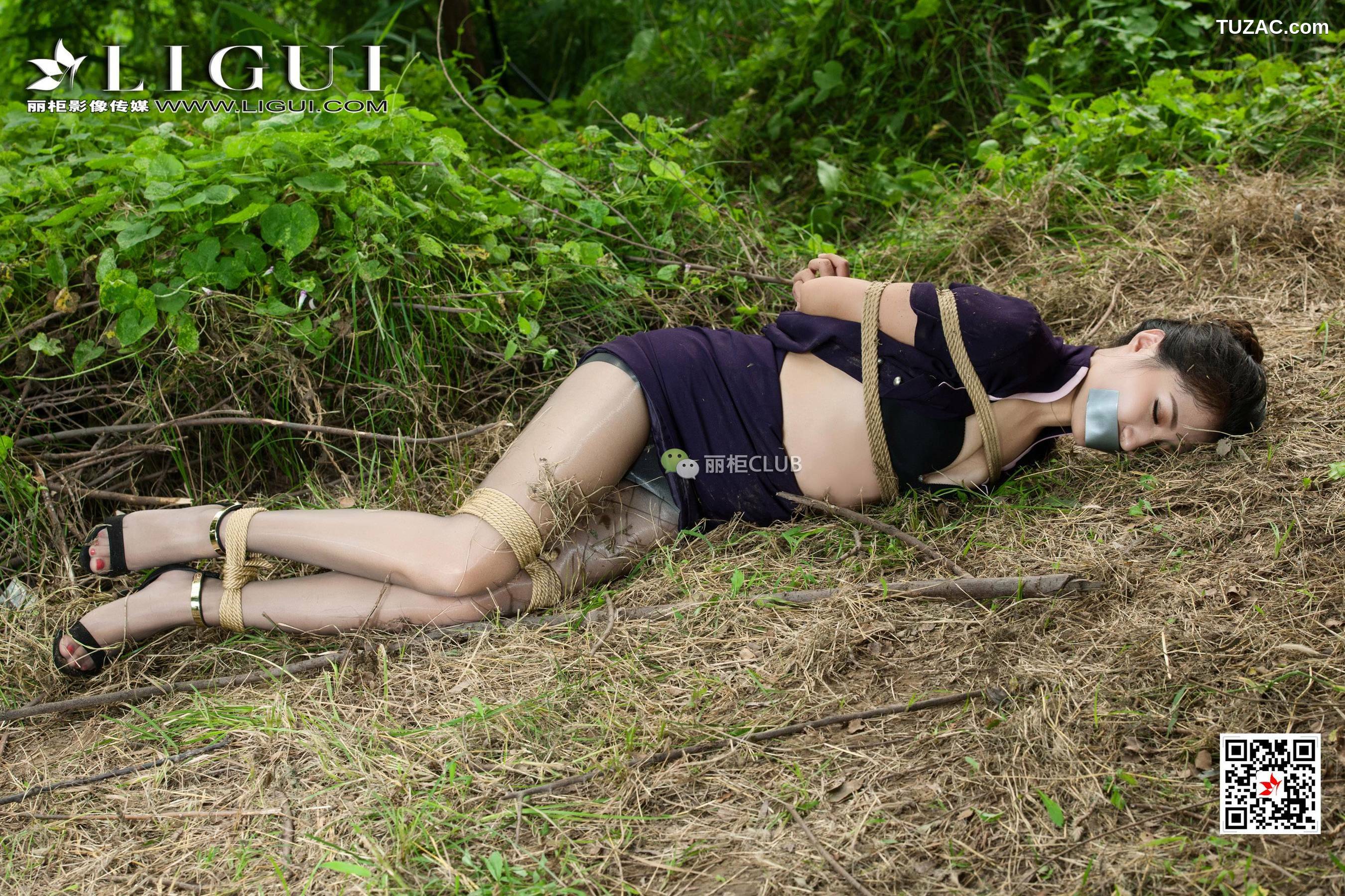 丽柜_腿模思彤《外拍绳艺人体摄影》 网络丽人 写真集[79P]