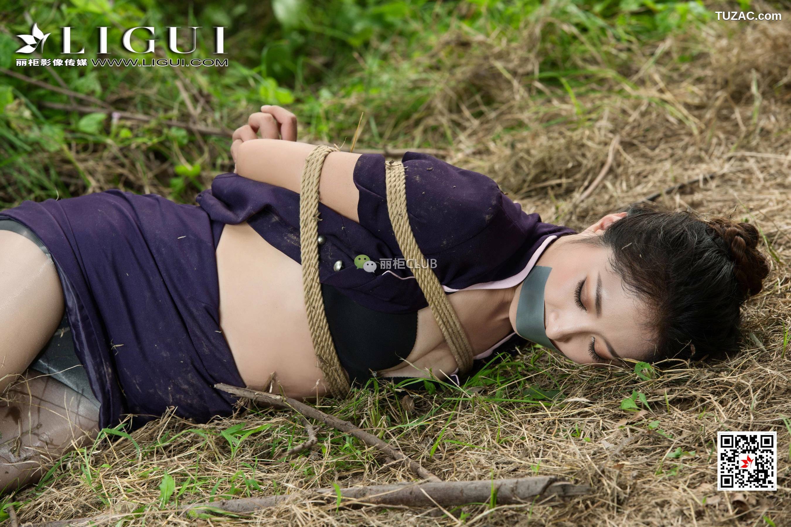丽柜_腿模思彤《外拍绳艺人体摄影》 网络丽人 写真集[79P]