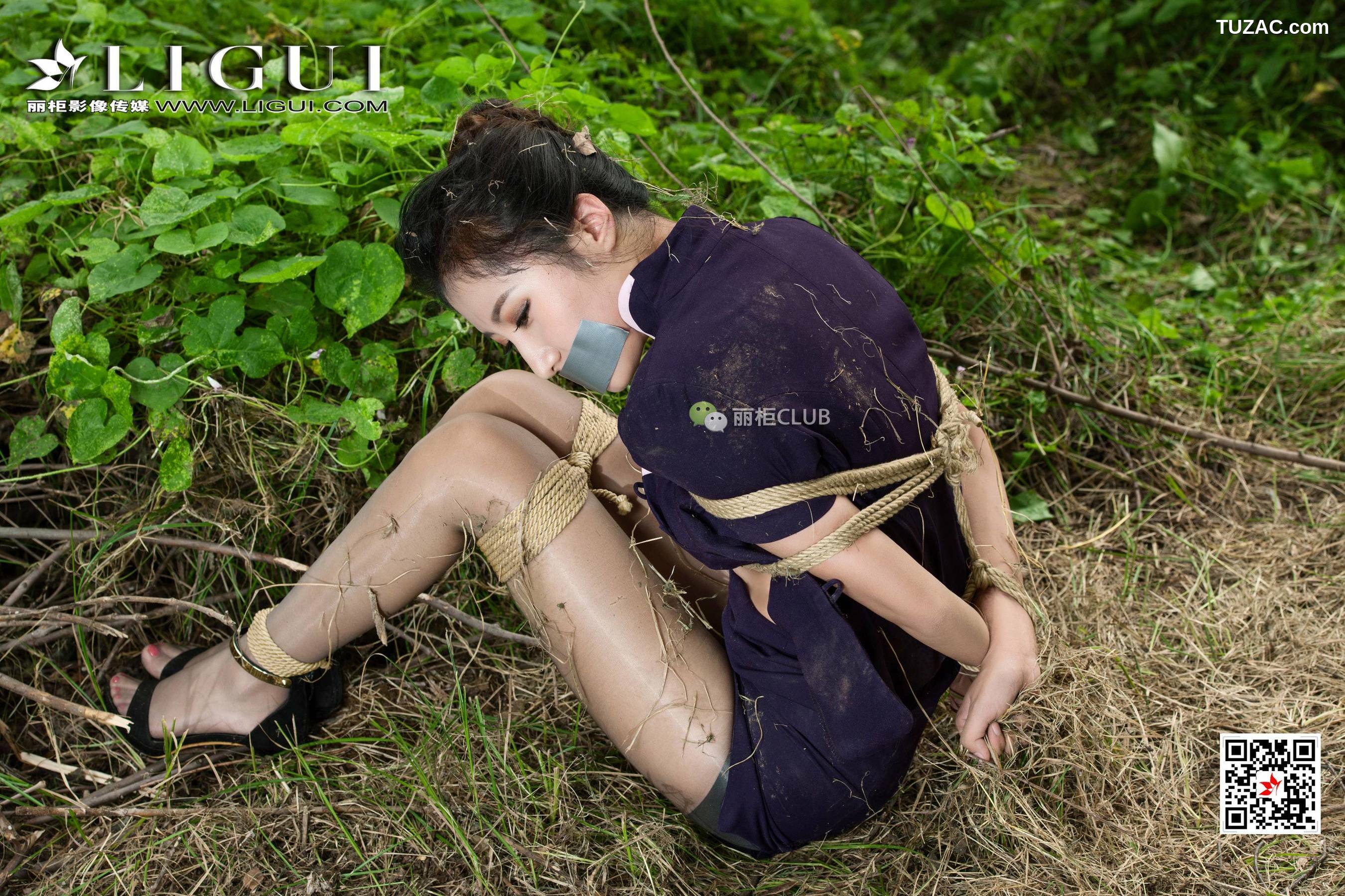 丽柜_腿模思彤《外拍绳艺人体摄影》 网络丽人 写真集[79P]