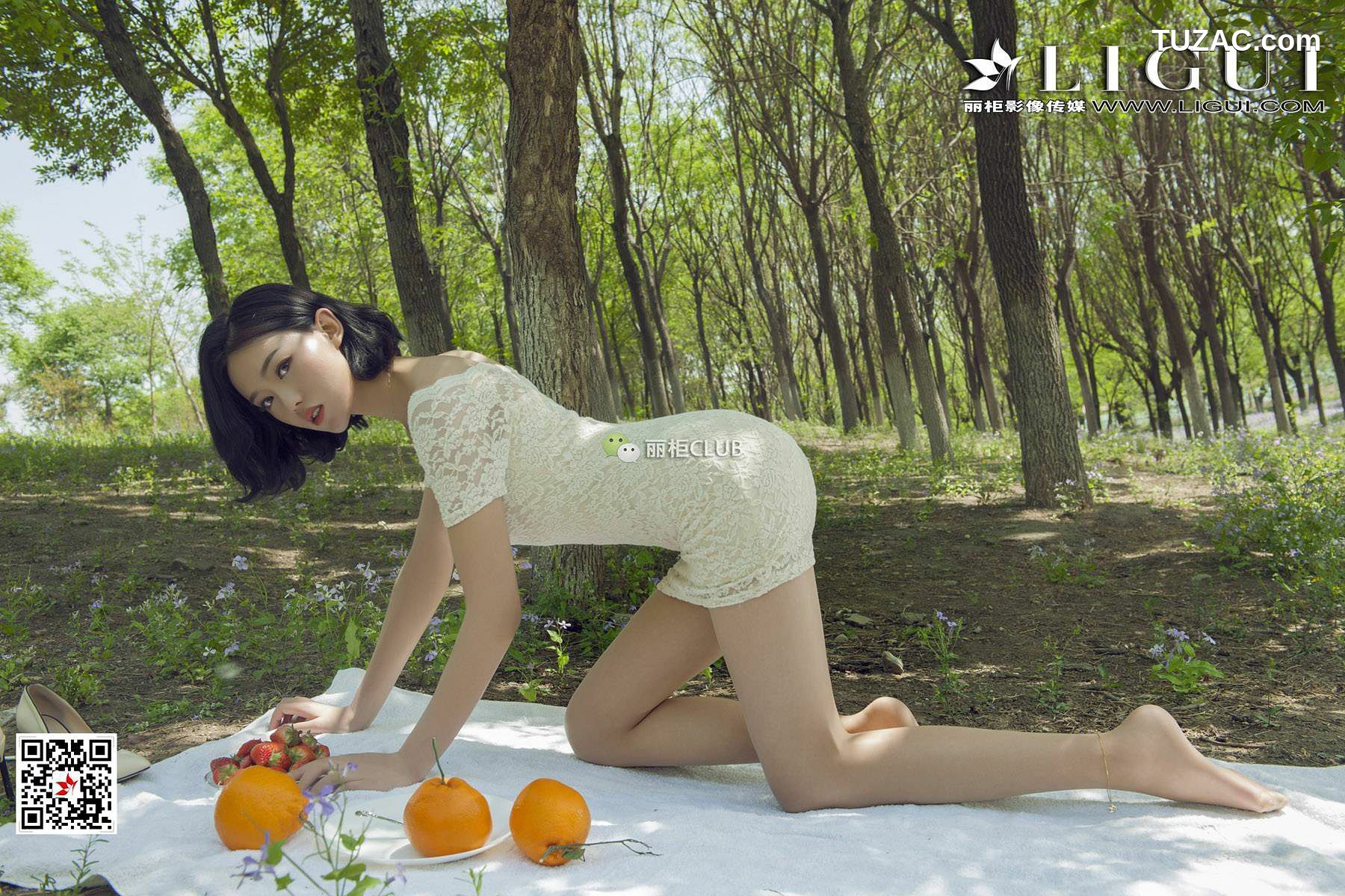 丽柜_腿模敏儿《水果丝足》 美腿丝足 写真集[31P]