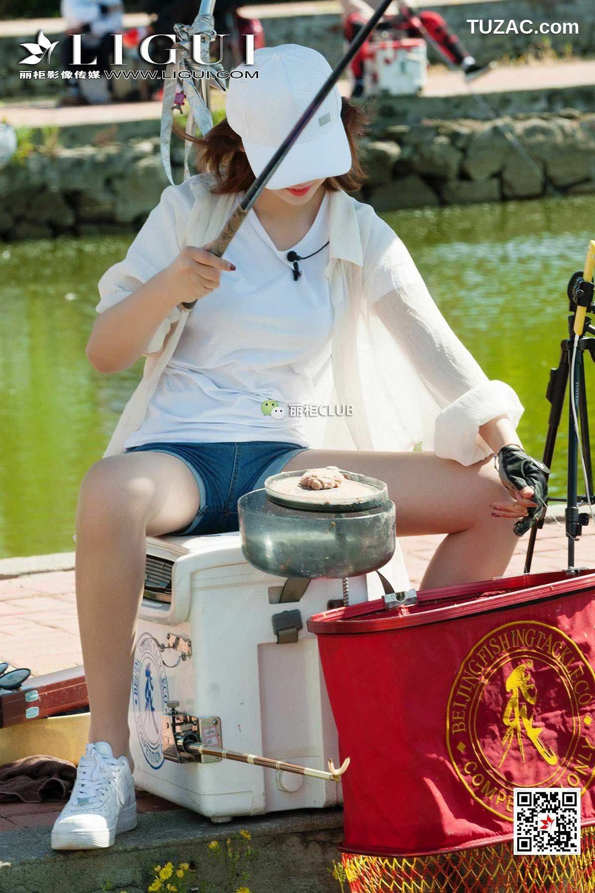 丽柜_腿模筱筱&amp;amp;然然《钓鱼丝足》 美腿玉足 写真集[41P]