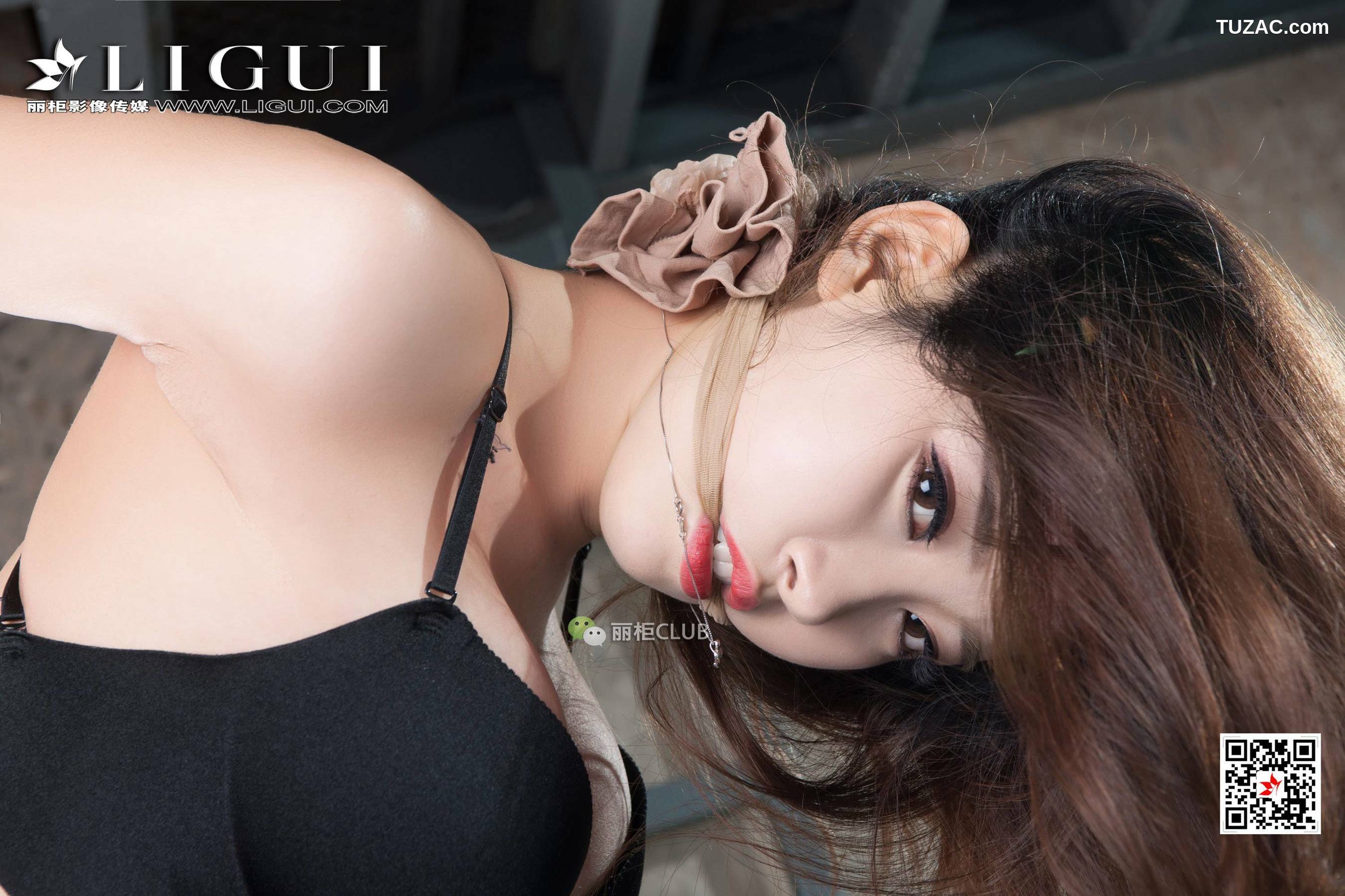 丽柜_腿模筱筱《丝袜捆绑美束》 网络丽人 写真集[34P]