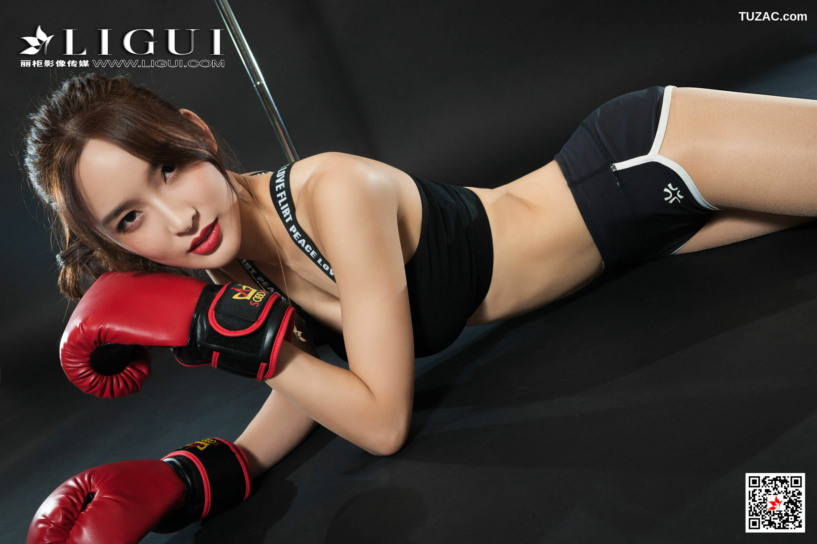 丽柜_腿模雪糕《拳击丝足少女》 网络丽人 写真集[66P]