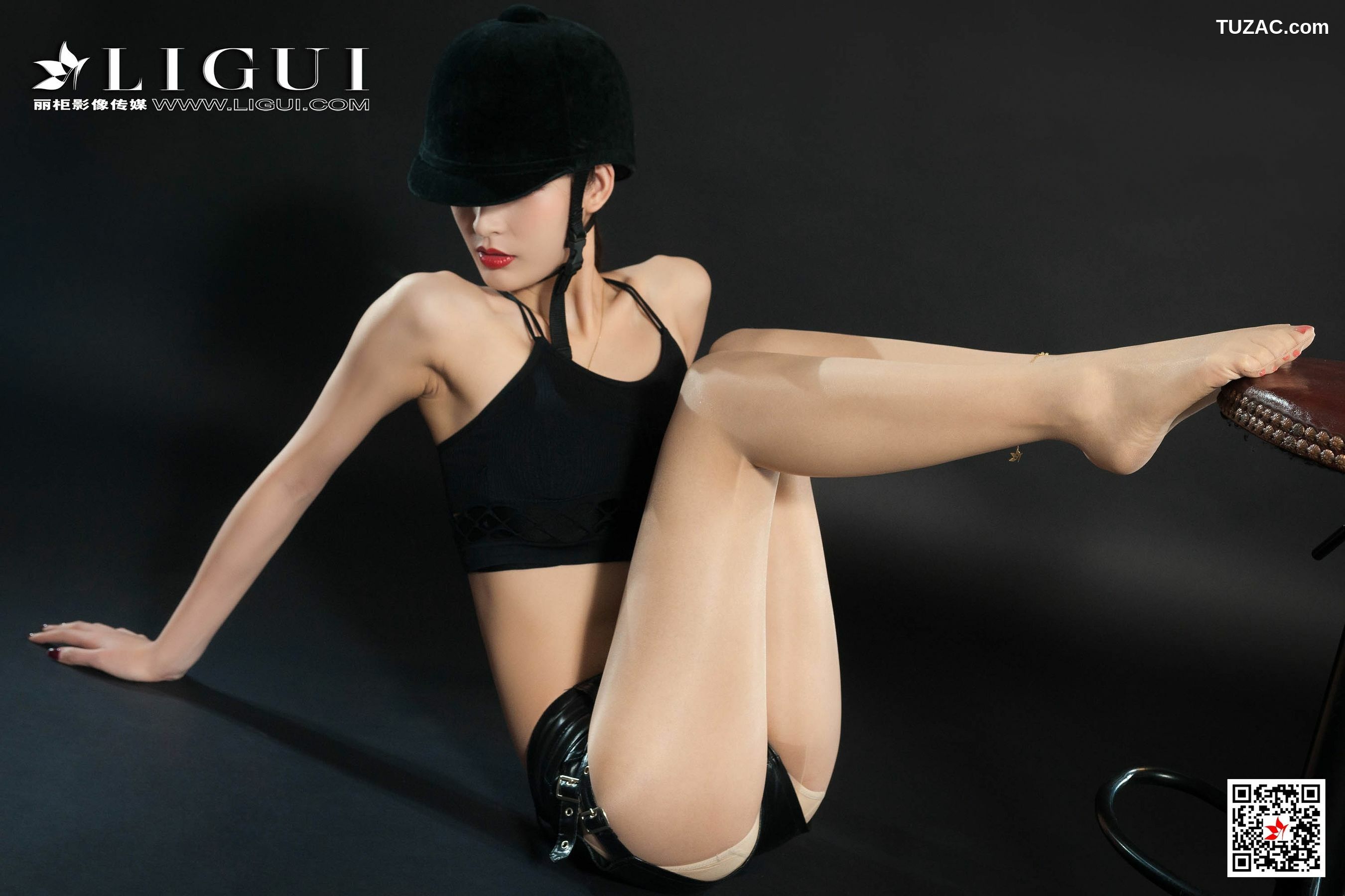 丽柜_腿模雪糕《长靴皮衣女郎》 网络丽人 写真集[68P]