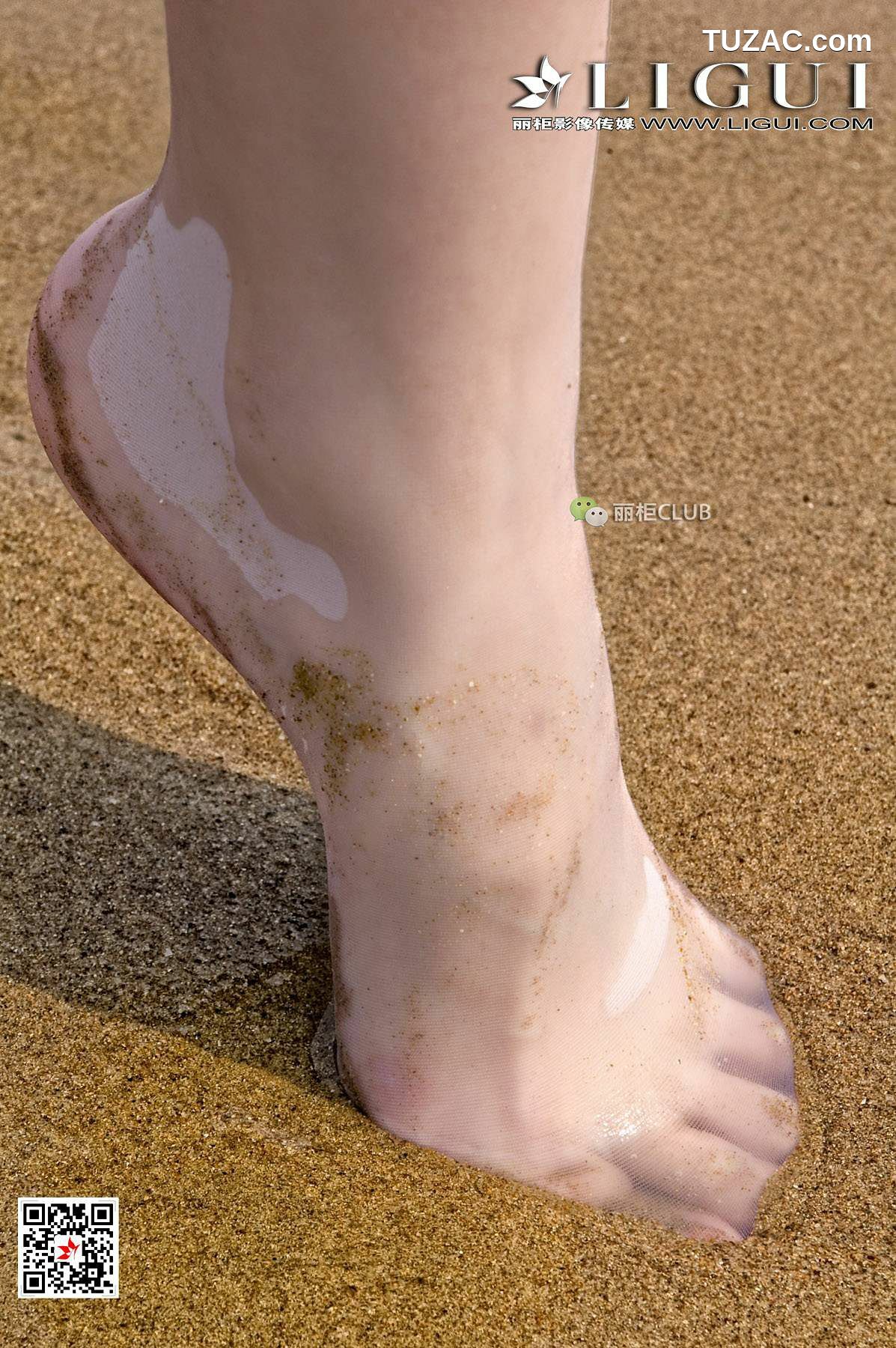 丽柜_菲儿《沙滩婚纱》 网络丽人 写真集[30P]