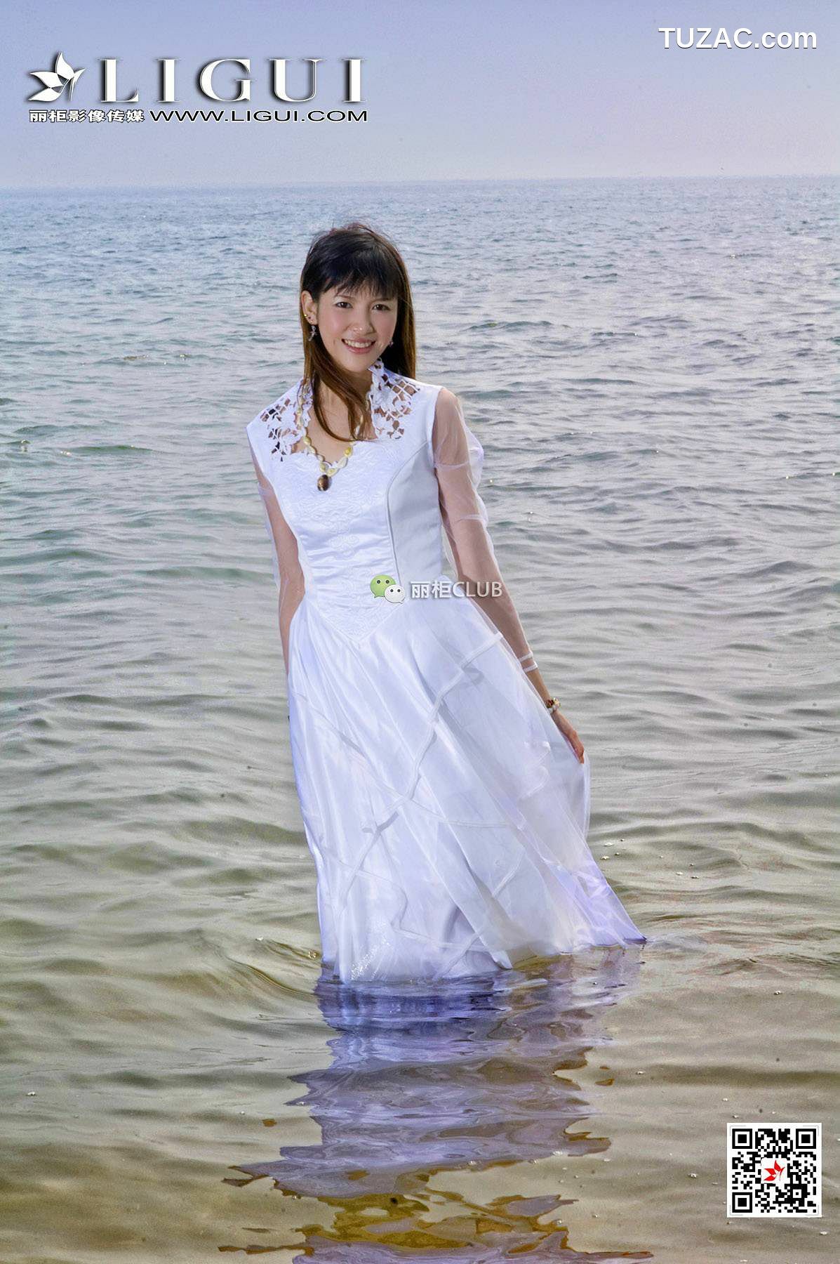 丽柜_菲儿《沙滩婚纱》 网络丽人 写真集[30P]