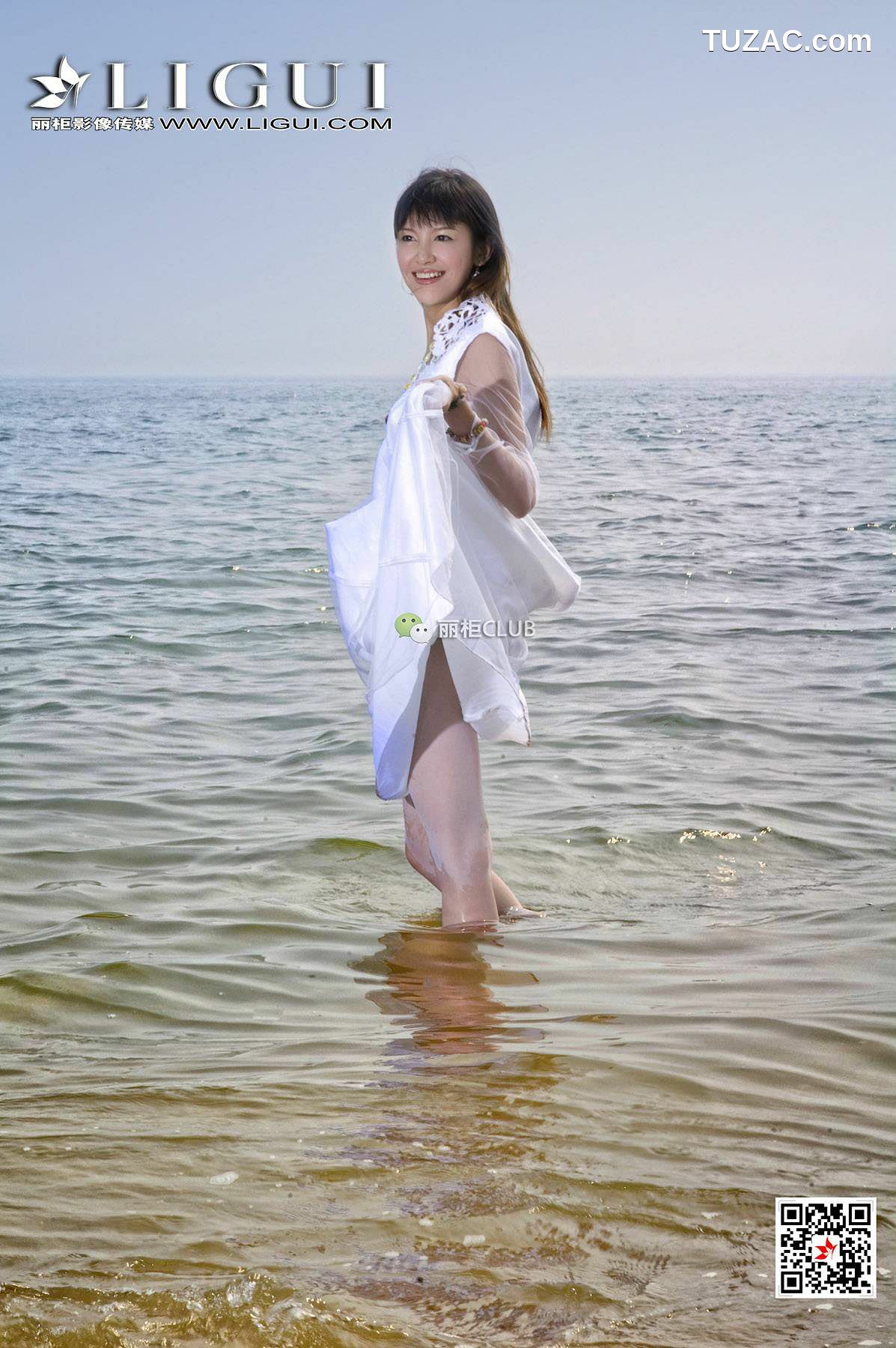 丽柜_菲儿《沙滩婚纱》 网络丽人 写真集[30P]