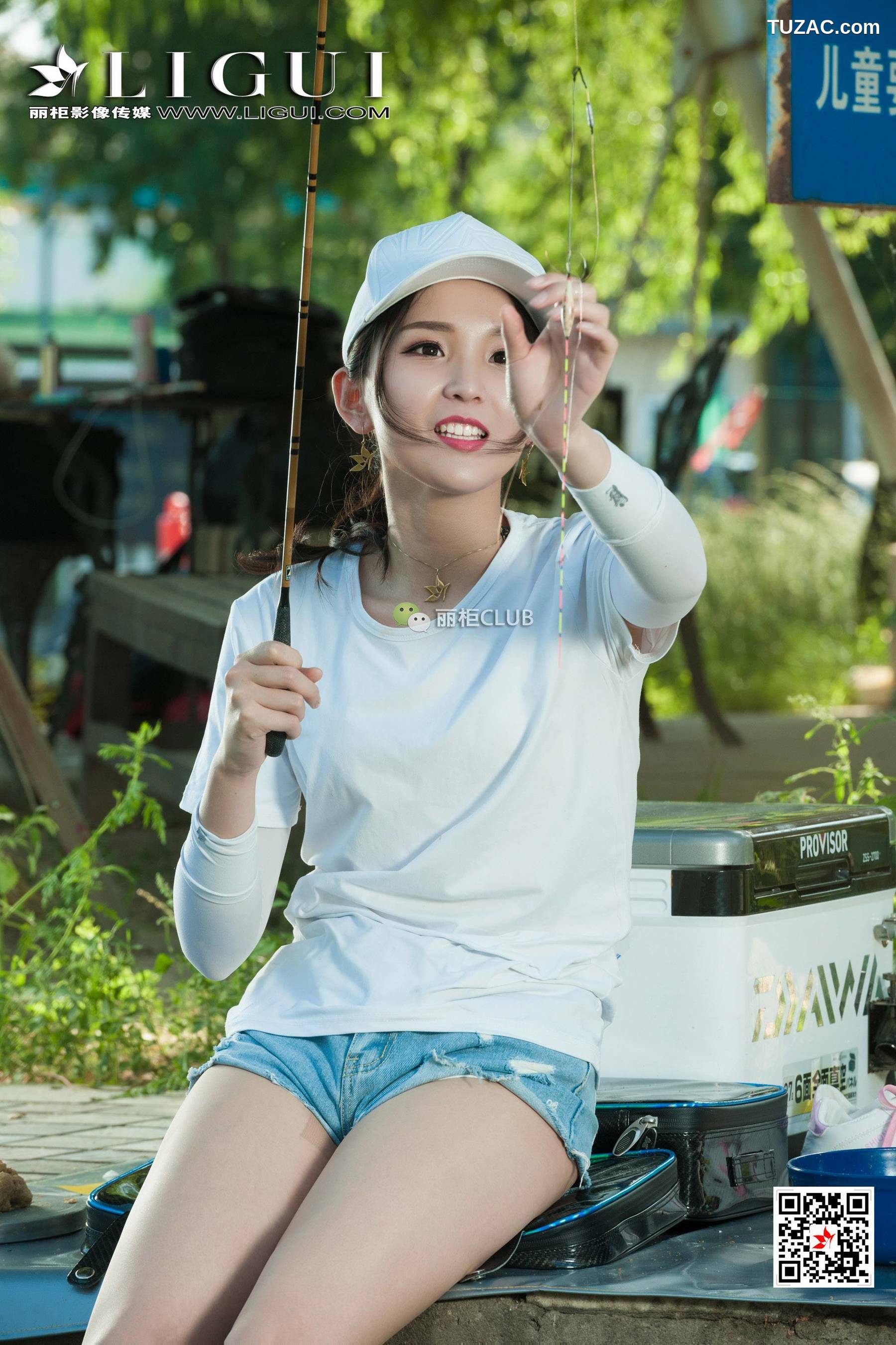 丽柜_足模小戈《钓鱼小妹丝足》 网络丽人 写真集[90P]