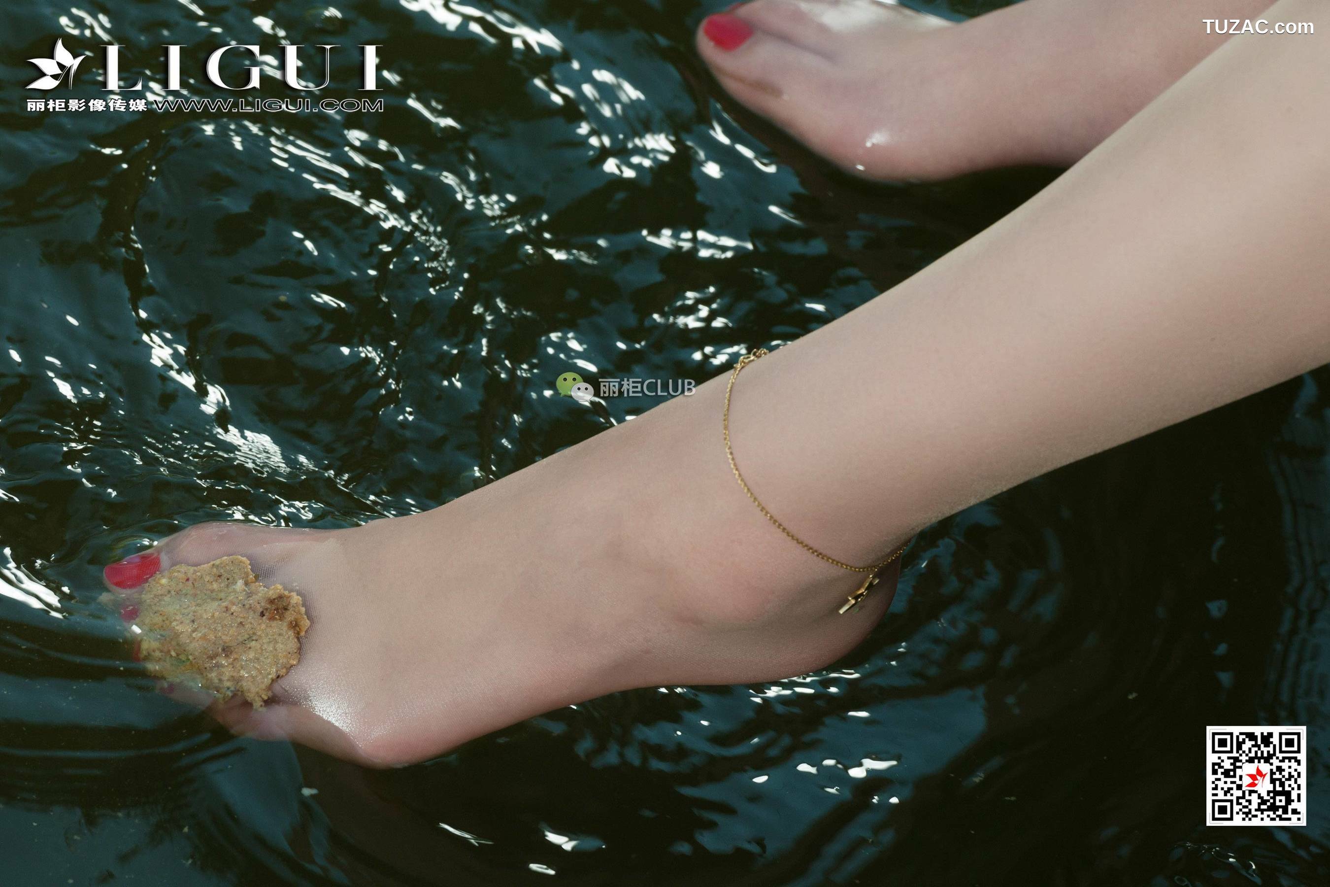 丽柜_足模小戈《钓鱼小妹丝足》 网络丽人 写真集[90P]