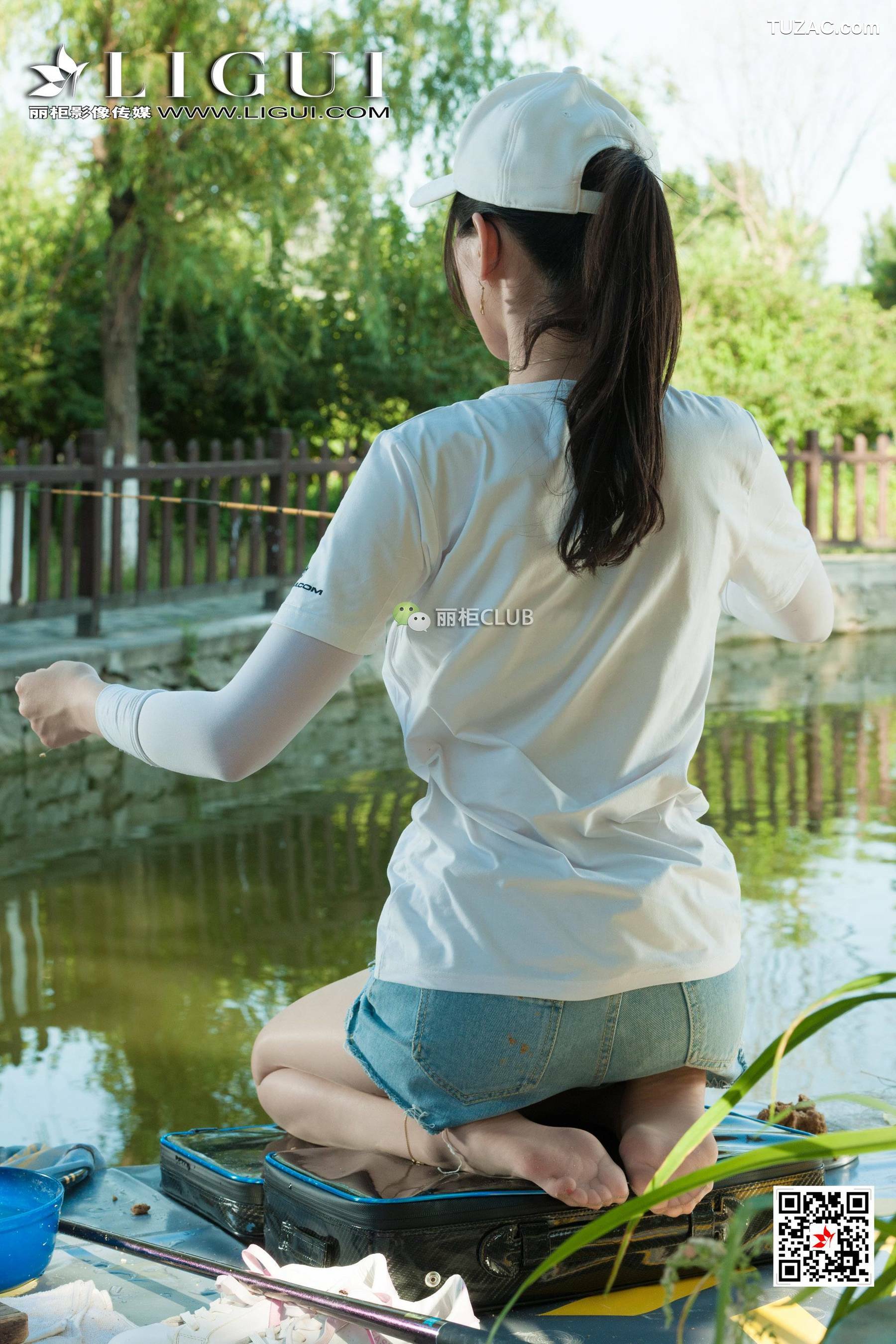 丽柜_足模小戈《钓鱼小妹丝足》 网络丽人 写真集[90P]