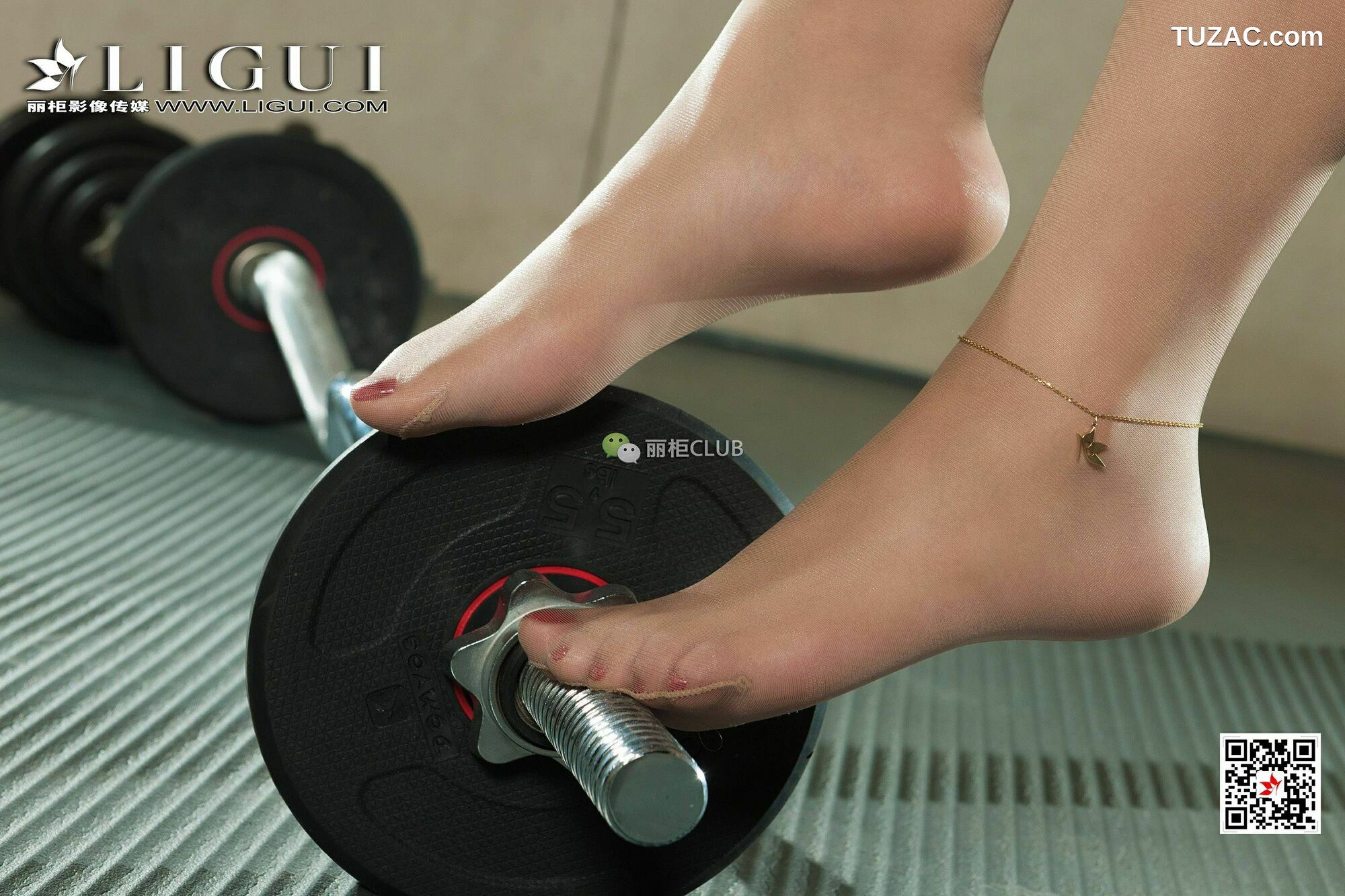 丽柜_足模晨晨《健身女郎》 网络丽人 写真集[33P]