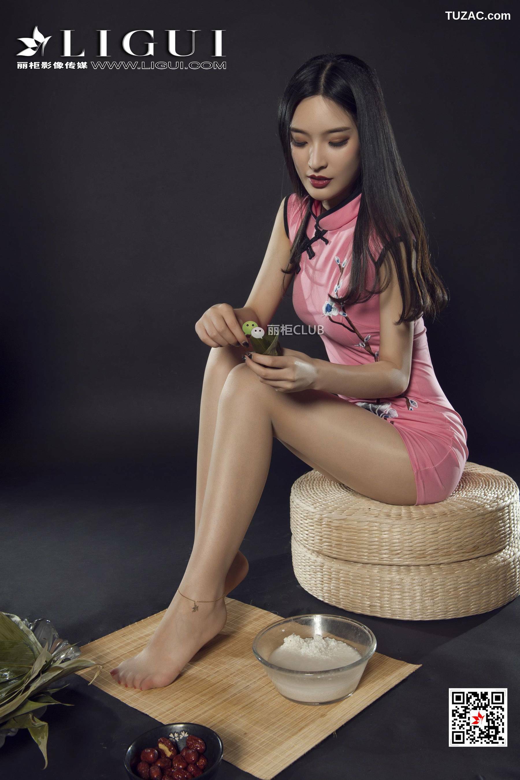 丽柜_足模雪糕《端香旗袍丝足》 网络丽人 写真集[70P]