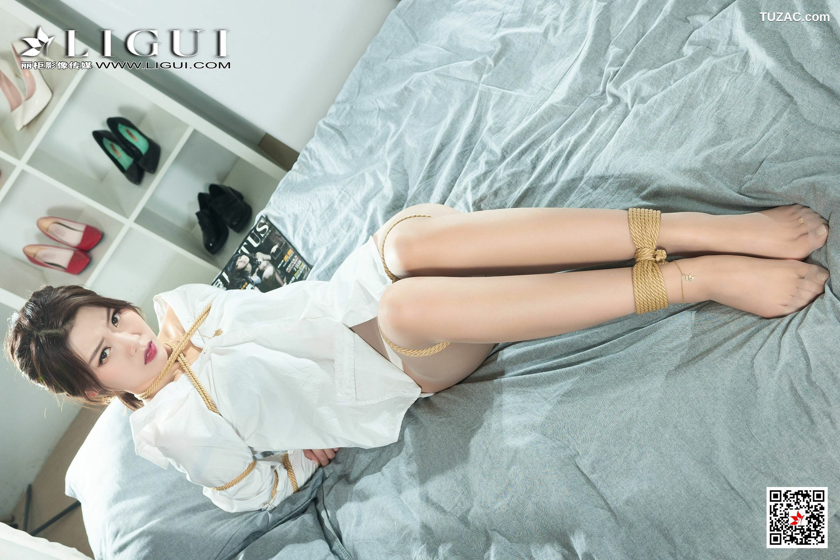 丽柜_钟情《白衬衫丝足绳艺》 写真集[69P]