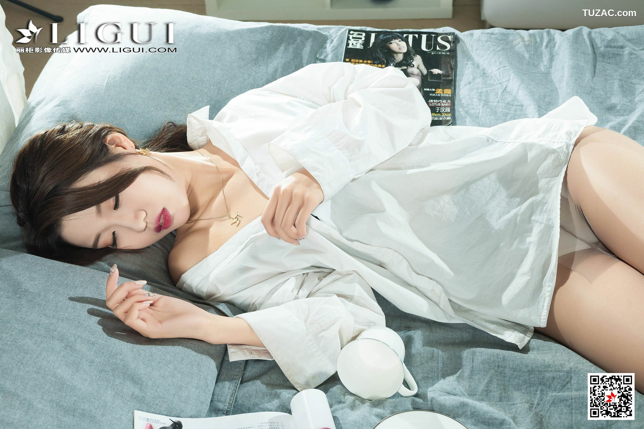 丽柜_钟情《白衬衫丝足绳艺》 写真集[69P]