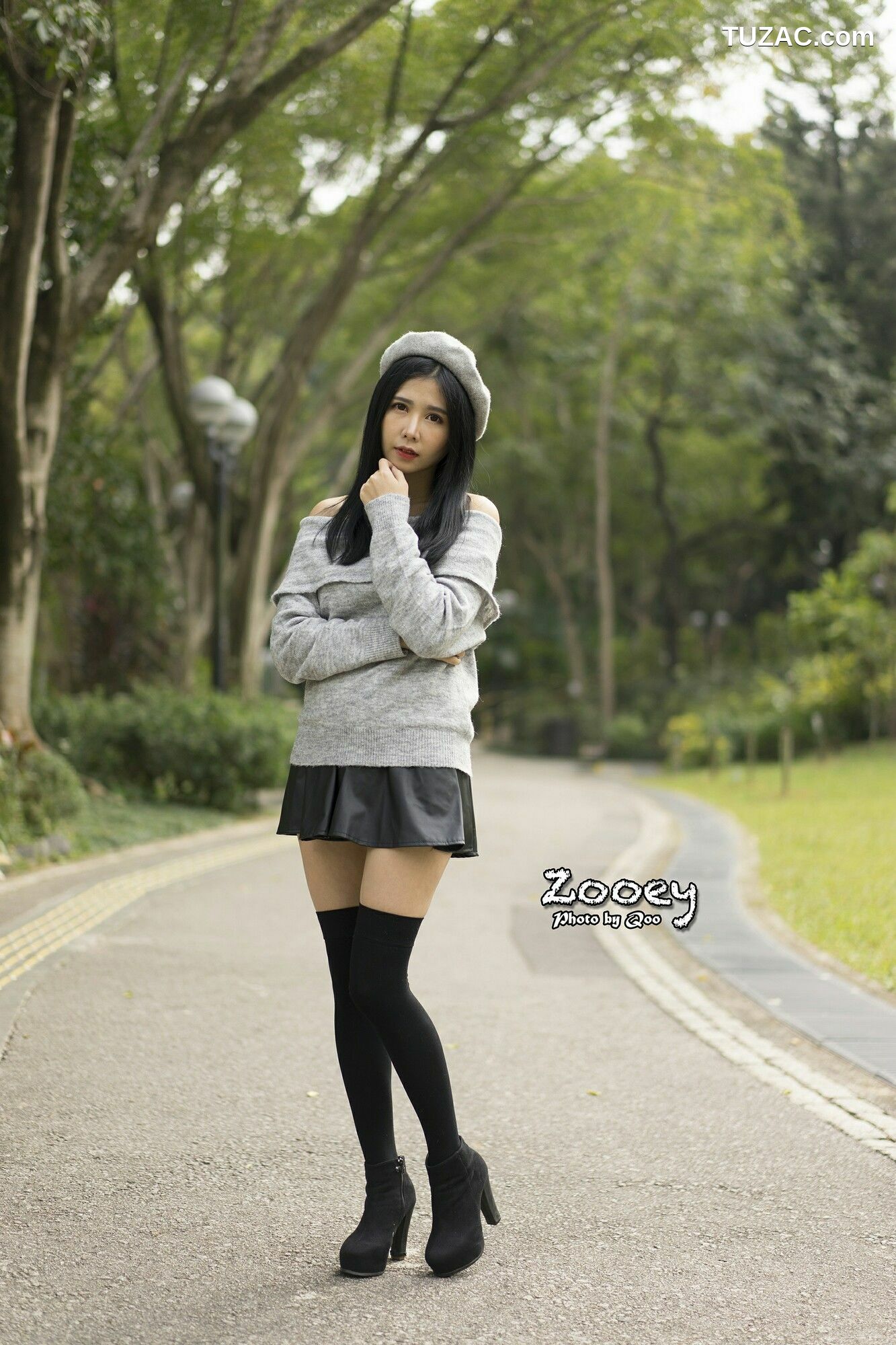 台湾正妹_ Zooey《外拍小清新3套服装》 写真集[62P]
