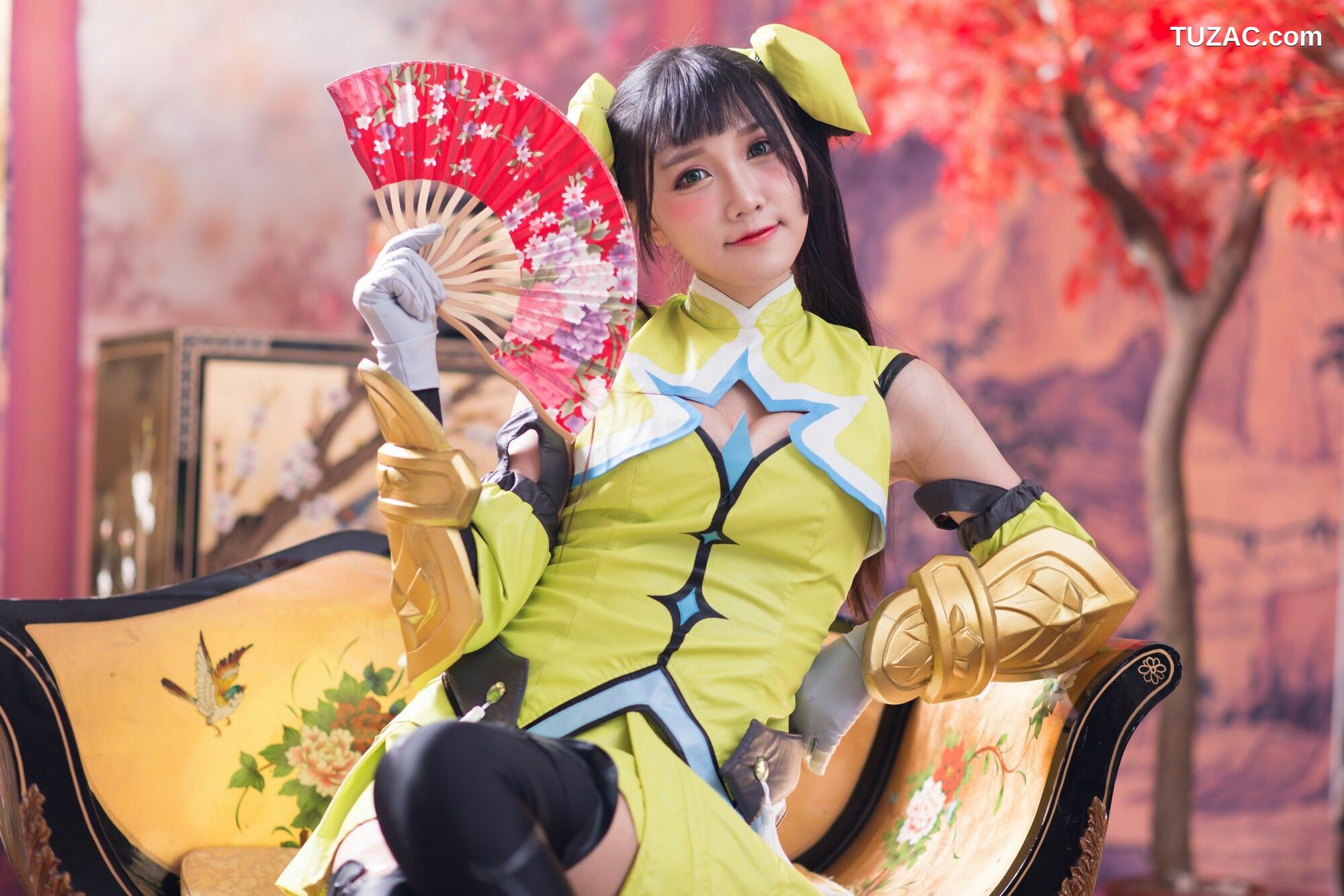 台湾正妹_ 乔乔儿《琴棚孙尚香 白丝》写真集[25P]