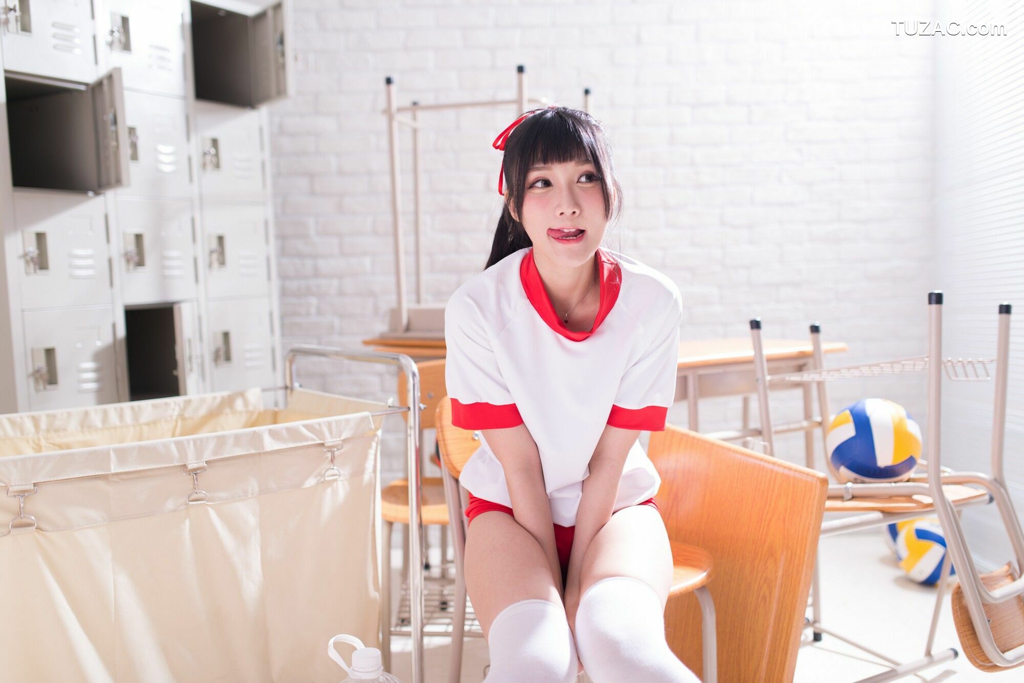 台湾正妹_ 乔乔儿《琴棚孙尚香 白丝》写真集[25P]