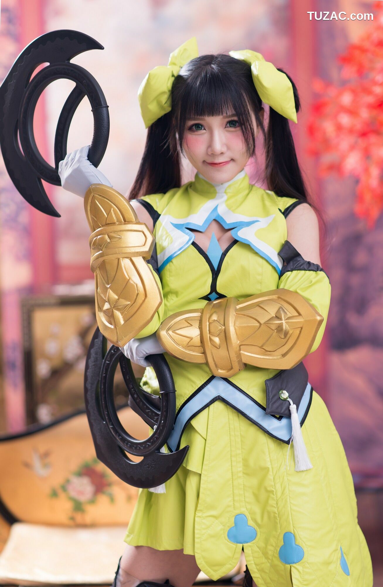 台湾正妹_ 乔乔儿《琴棚孙尚香 白丝》写真集[25P]