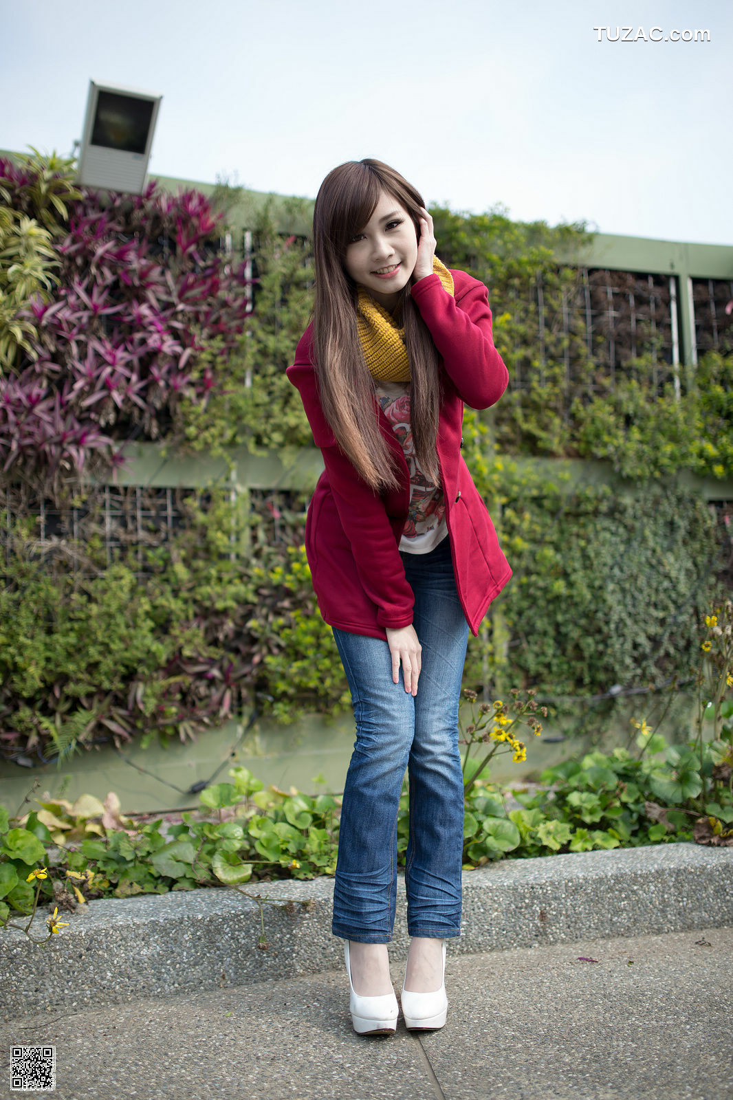 台湾正妹_ 张雅筑《台湾花博园区》写真集[90P]