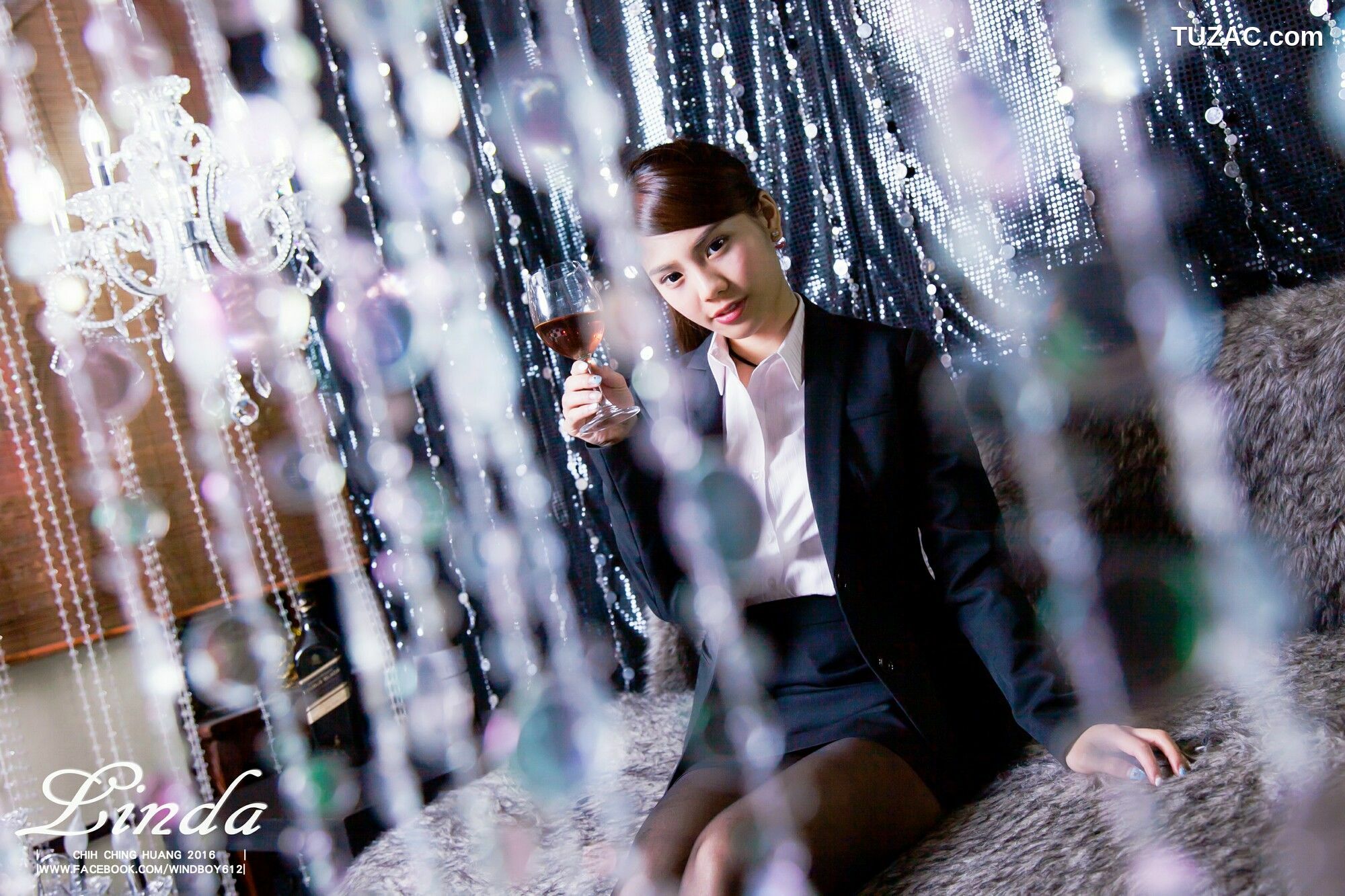 台湾正妹_ 林羿祯/琳妲 - 黑丝OL 写真集[41P]