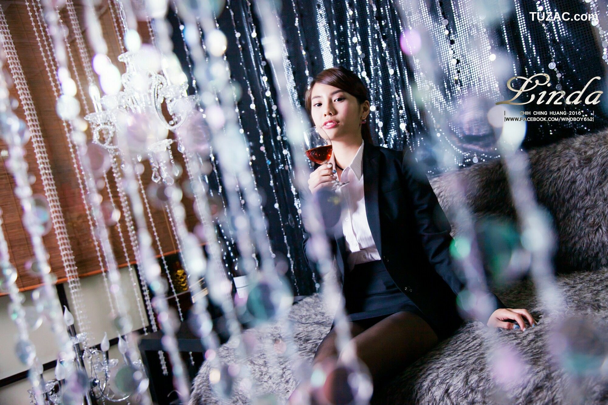 台湾正妹_ 林羿祯/琳妲 - 黑丝OL 写真集[41P]