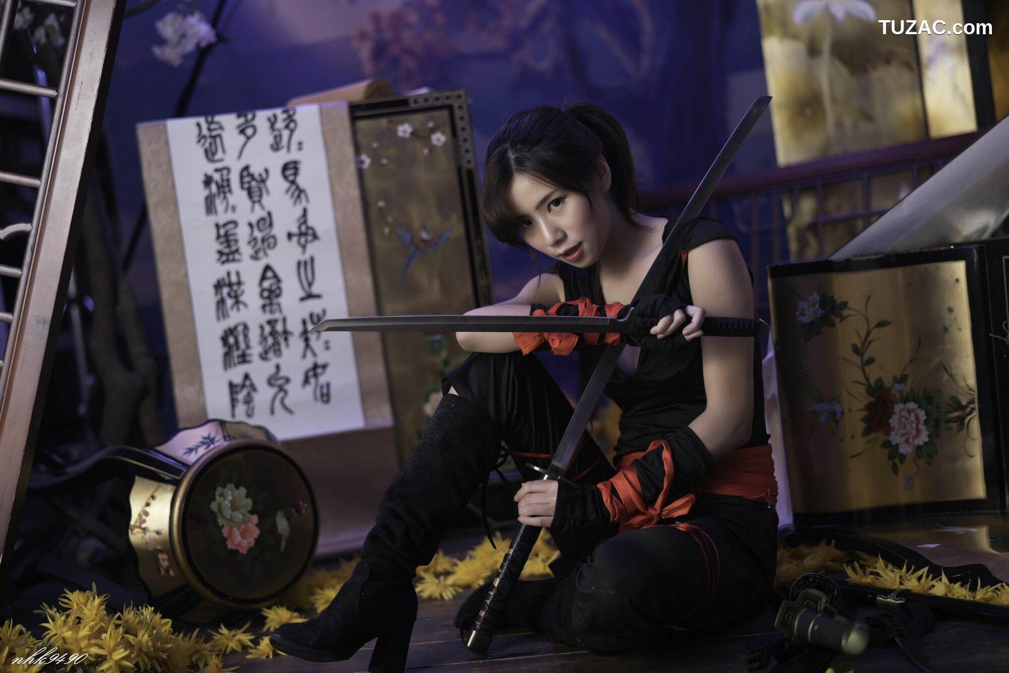 台湾正妹_ 苏托托 - 琴棚女侠+OL 写真集[27P]