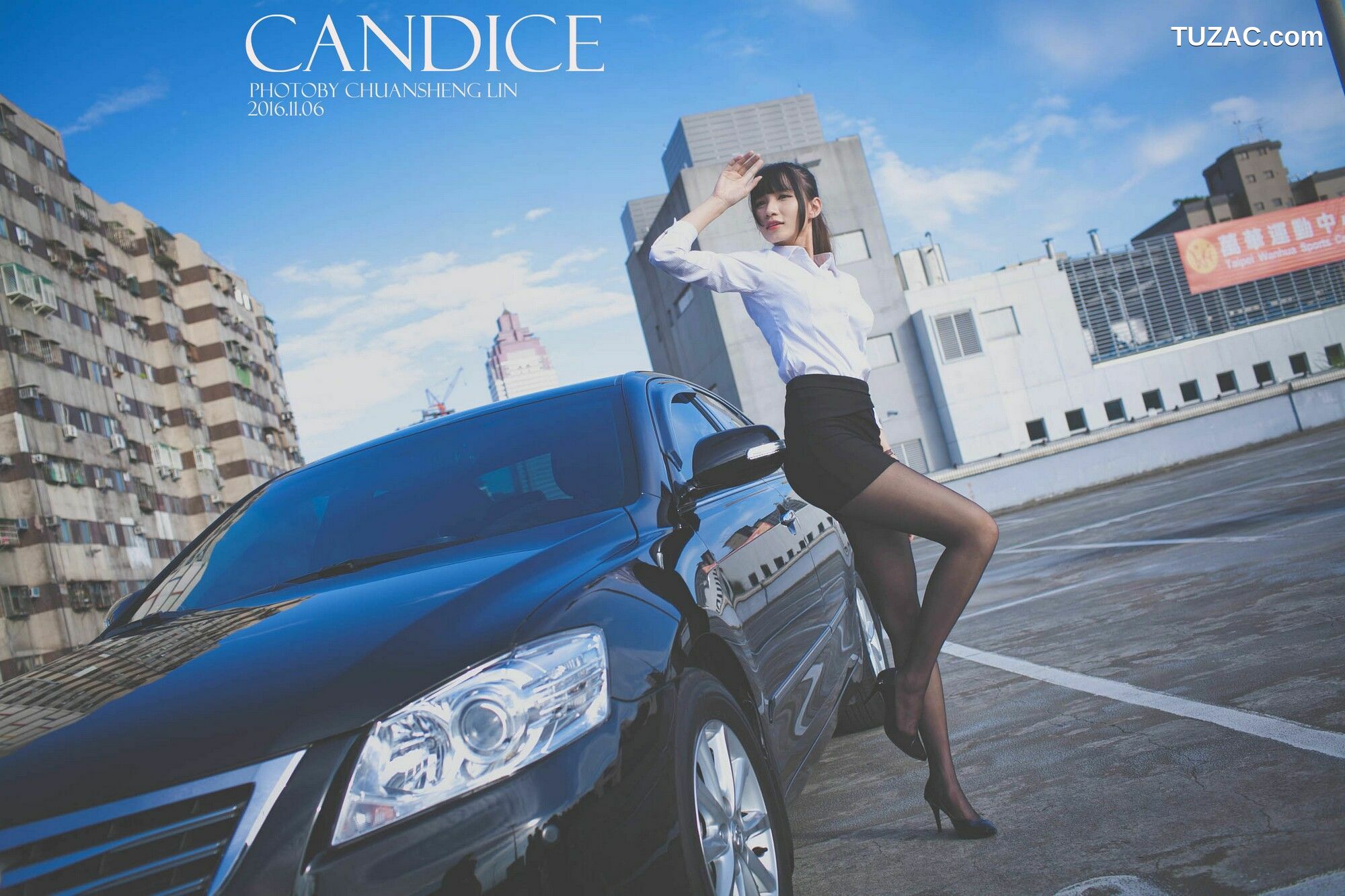 台湾正妹_ 蔡译心Candice《车外拍》 写真集[89P]