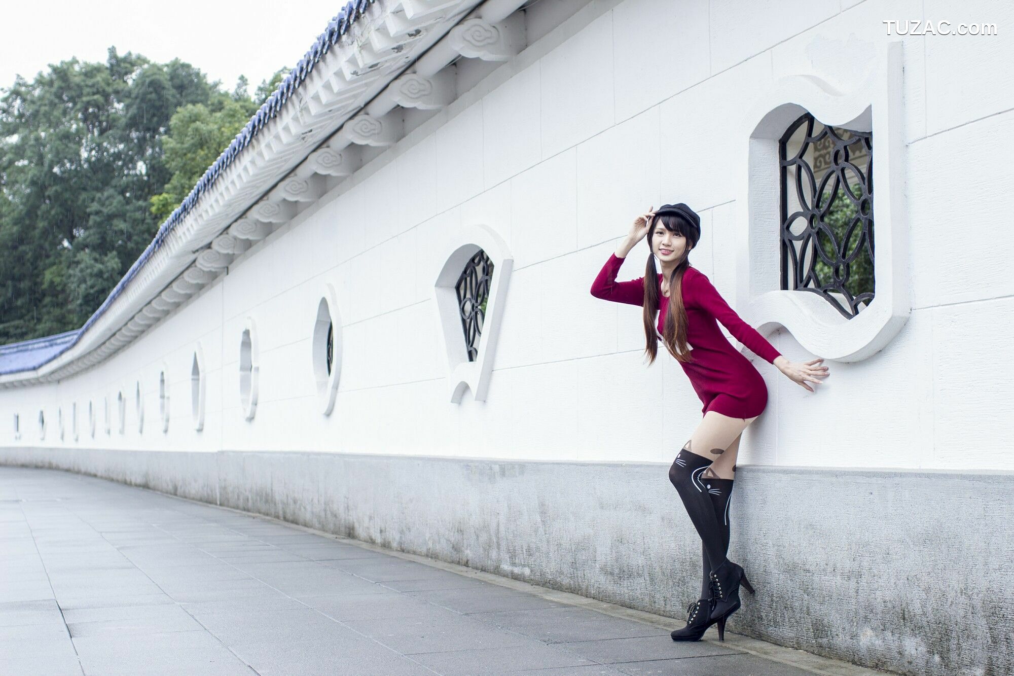 台湾正妹_ 蔡译心《中正紀念堂+富錦街時裝外拍》 写真集[55P]