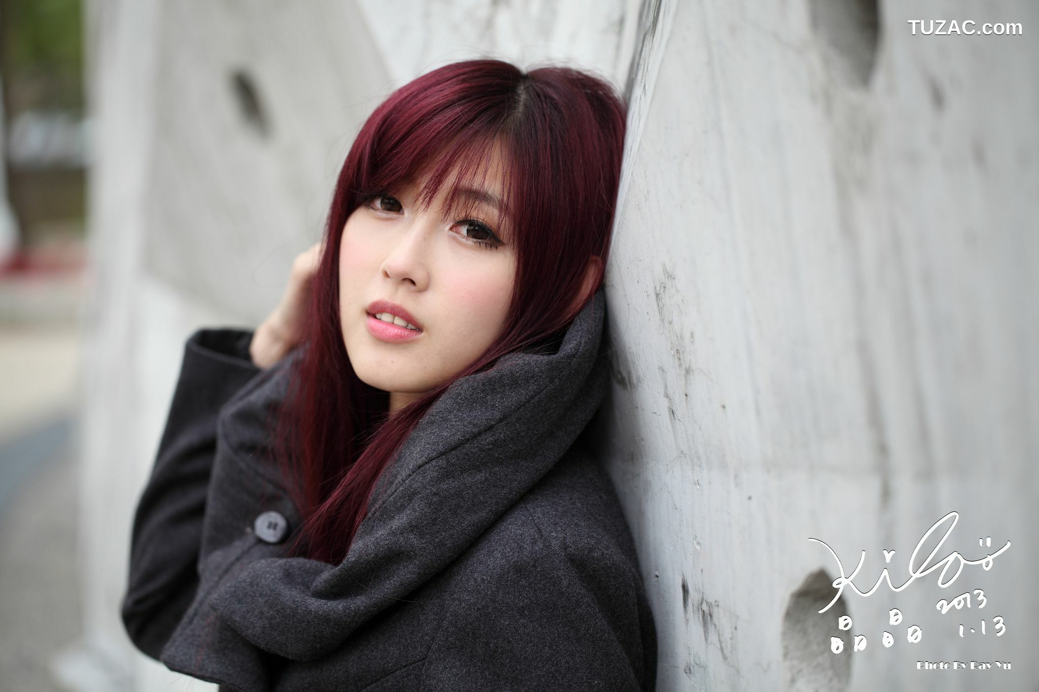 台湾正妹_Kila晶晶/金允乔《街拍冬季风衣系列》 写真集