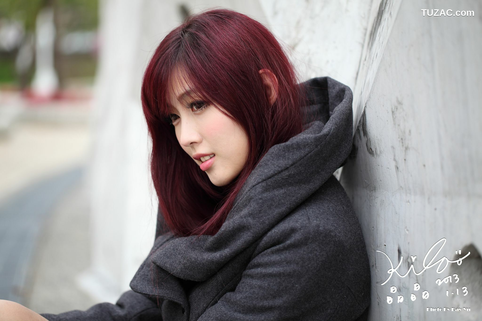 台湾正妹_Kila晶晶/金允乔《街拍冬季风衣系列》 写真集