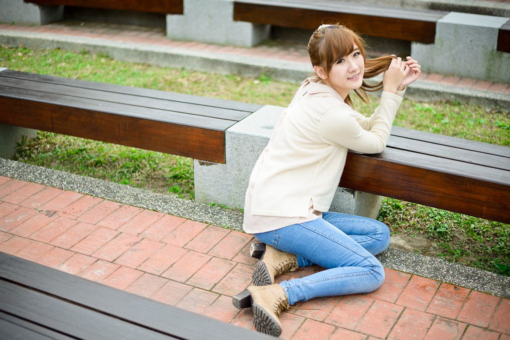 台湾正妹_台湾女神李思嫺《士林官邸》甜美外拍写真集