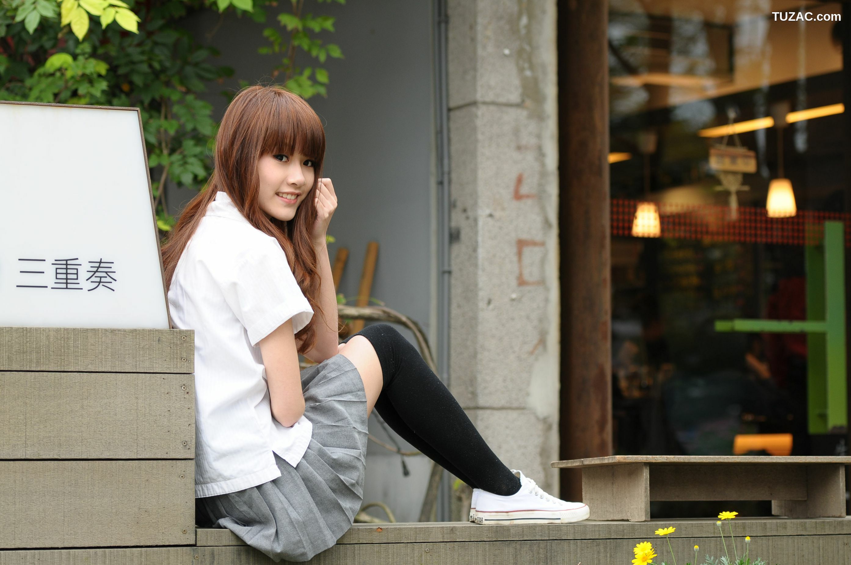 台湾正妹_台湾正妹Aries《清新甜美校服少女》写真集