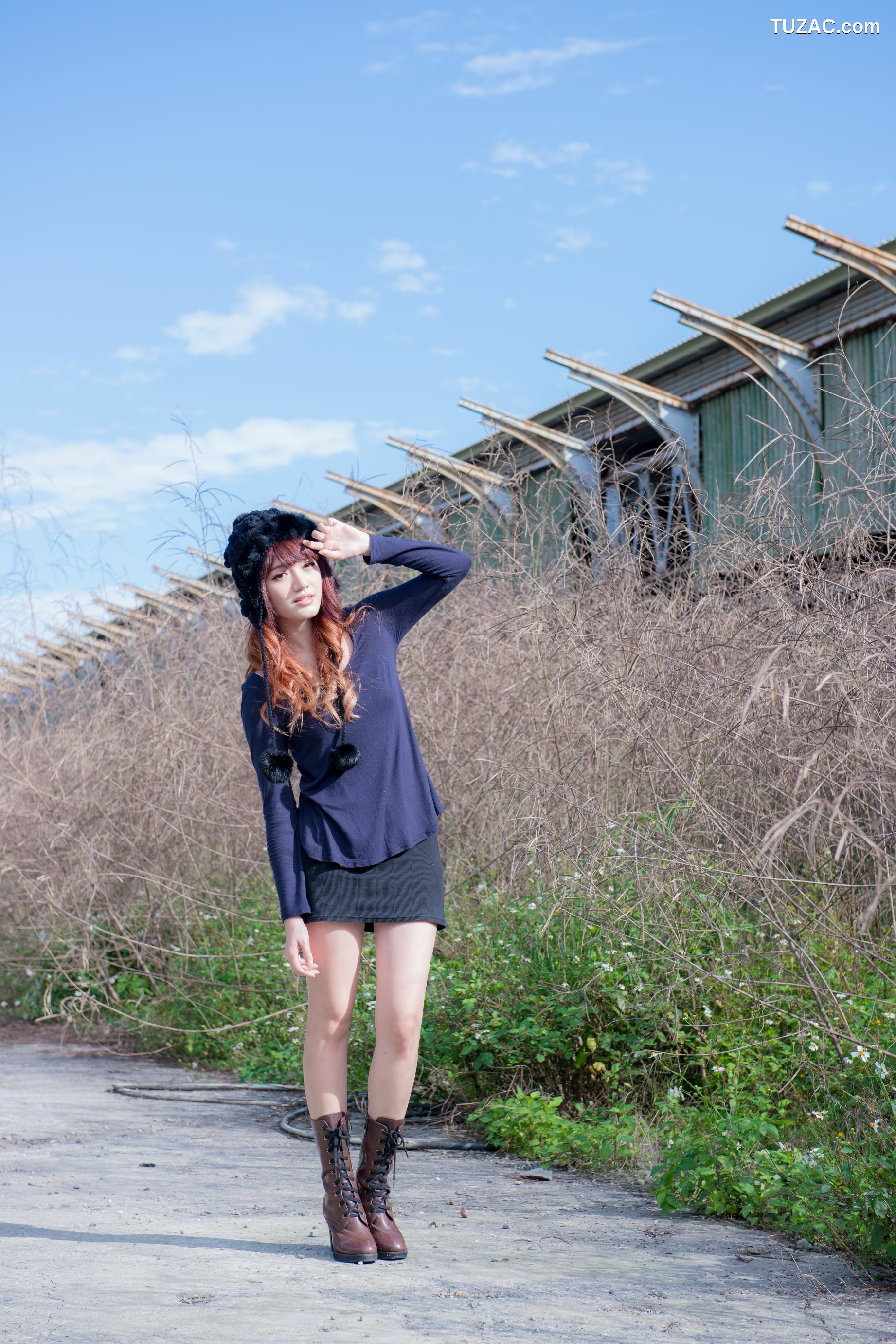 台湾正妹_台湾正妹林岗怡Didy《废墟车站唯美外拍》写真集