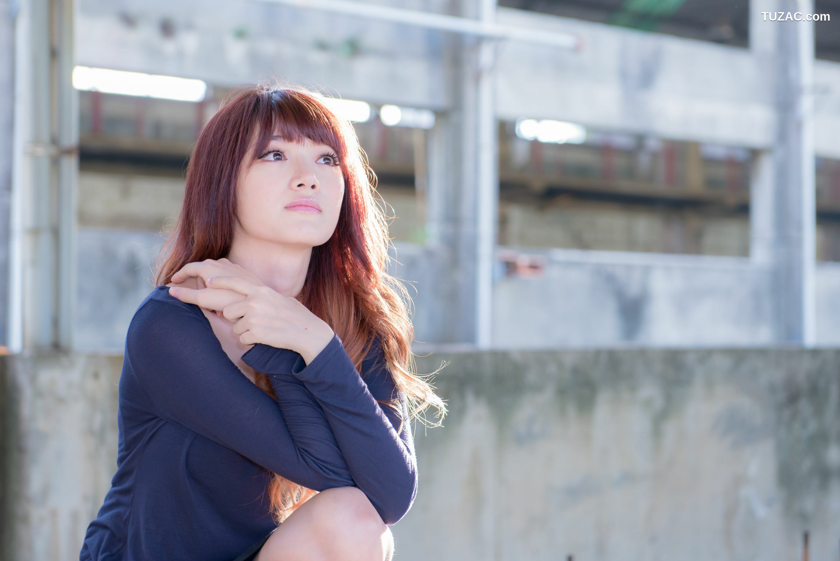 台湾正妹_台湾正妹林岗怡Didy《废墟车站唯美外拍》写真集