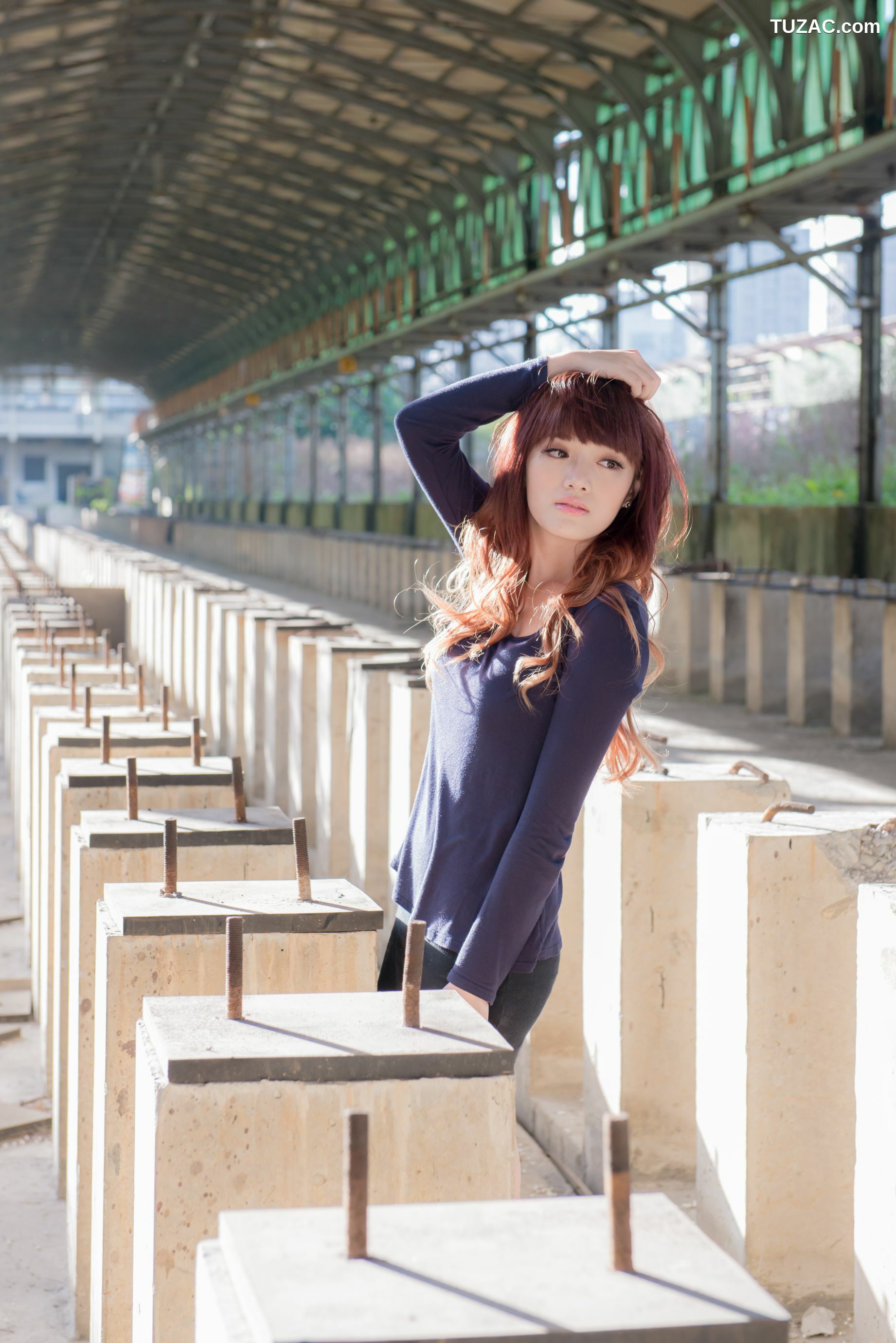 台湾正妹_台湾正妹林岗怡Didy《废墟车站唯美外拍》写真集