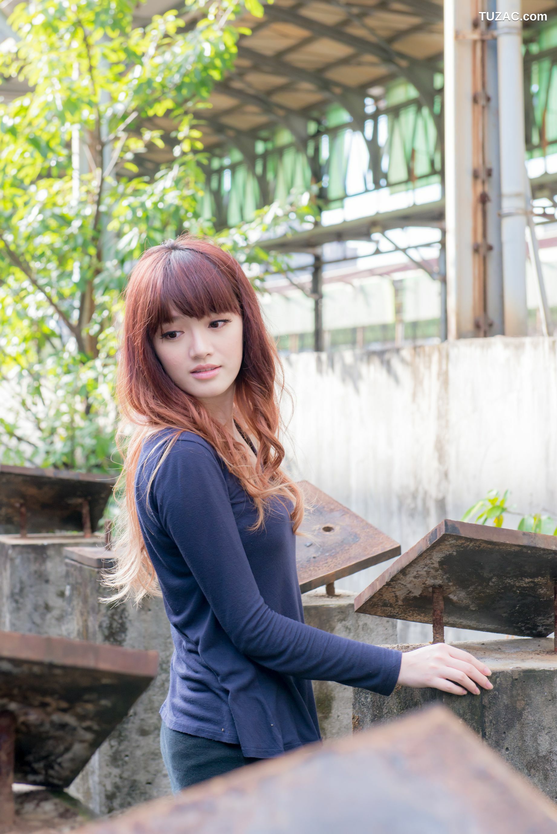 台湾正妹_台湾正妹林岗怡Didy《废墟车站唯美外拍》写真集