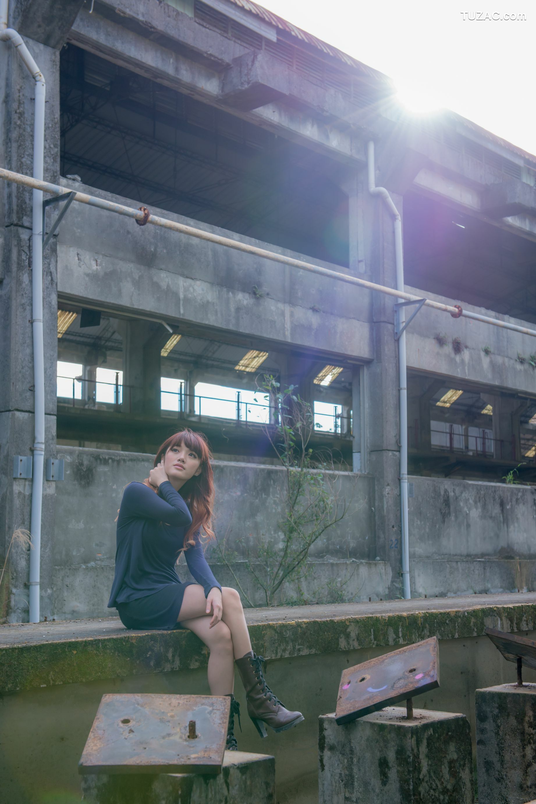 台湾正妹_台湾正妹林岗怡Didy《废墟车站唯美外拍》写真集