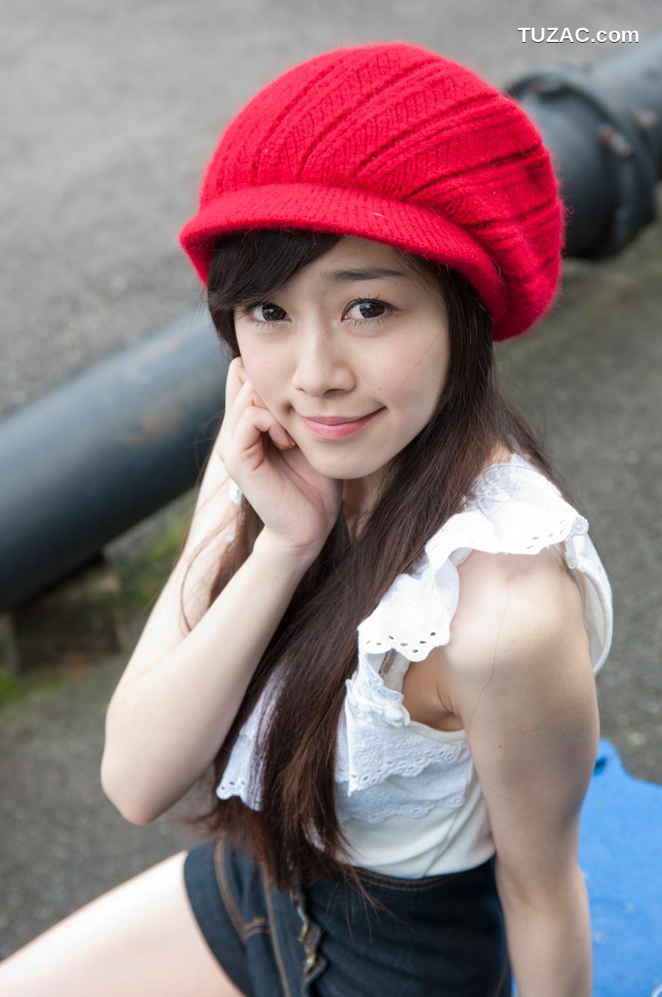 台湾正妹_台湾清纯正妹Mika《水博管街拍》写真集