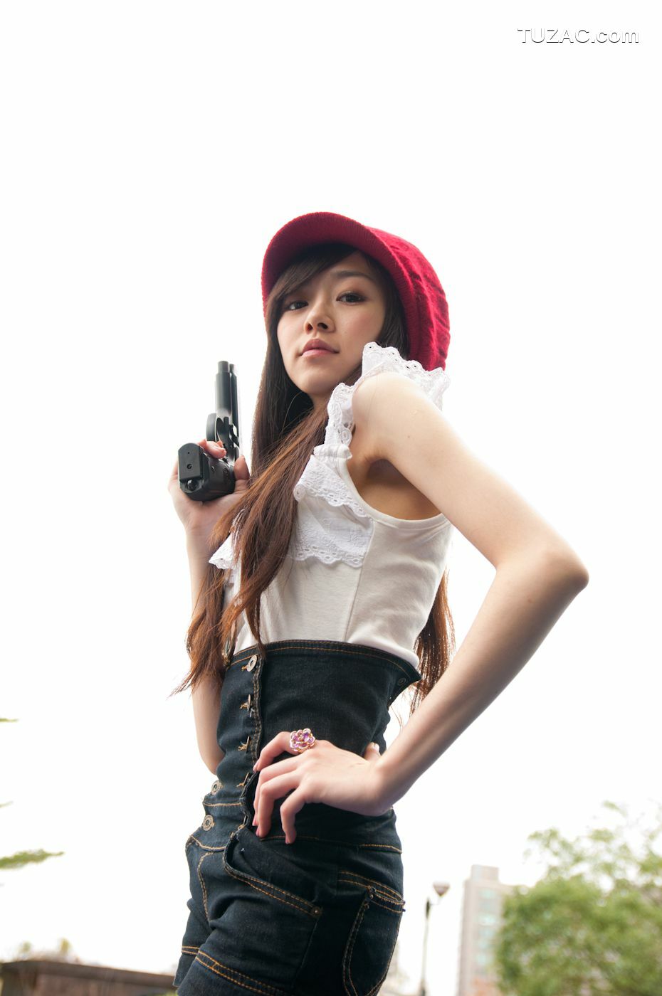 台湾正妹_台湾清纯正妹Mika《水博管街拍》写真集
