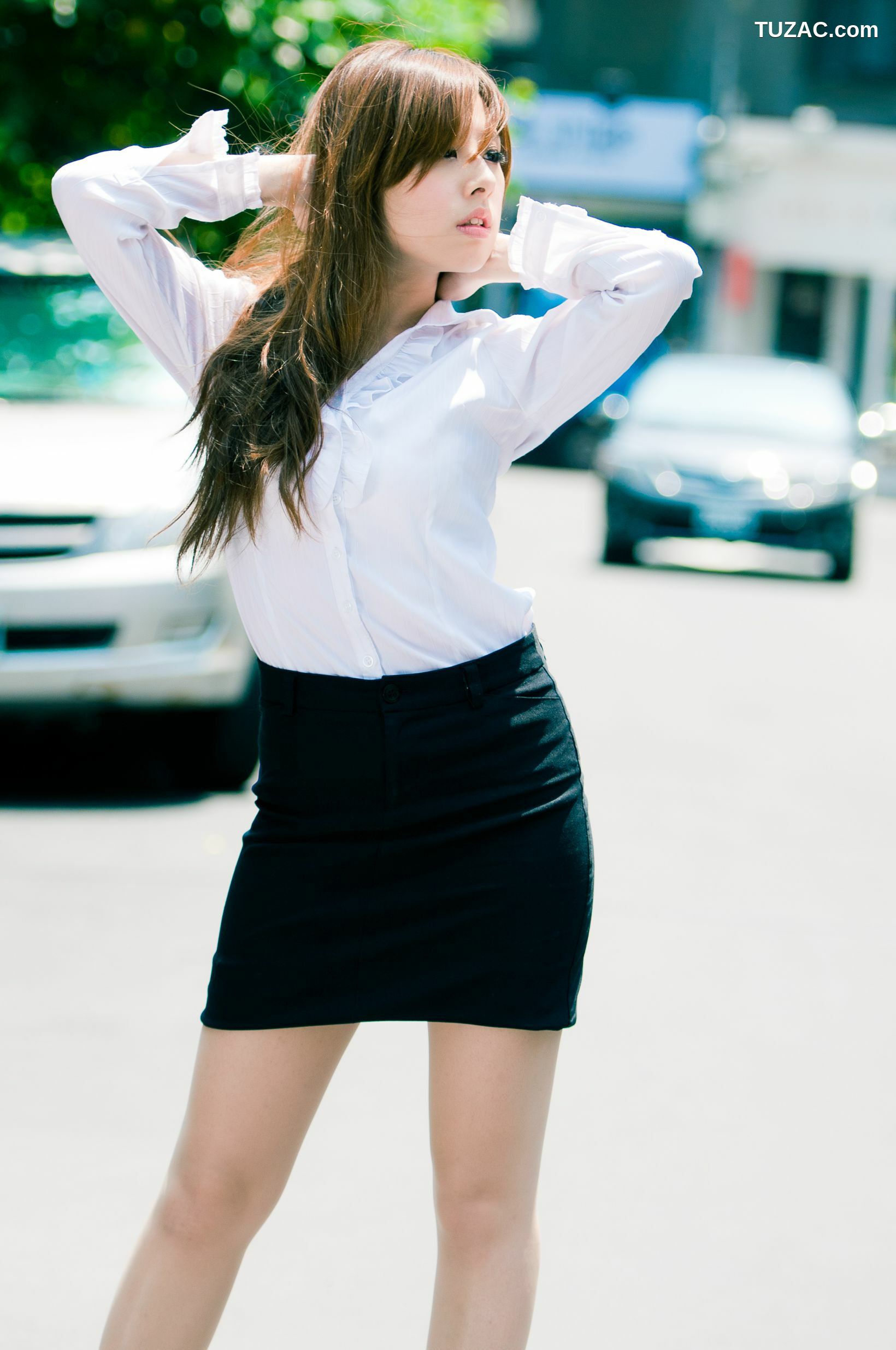 台湾正妹_台湾美女小米Kate su《甜美长裙系列外拍》写真集