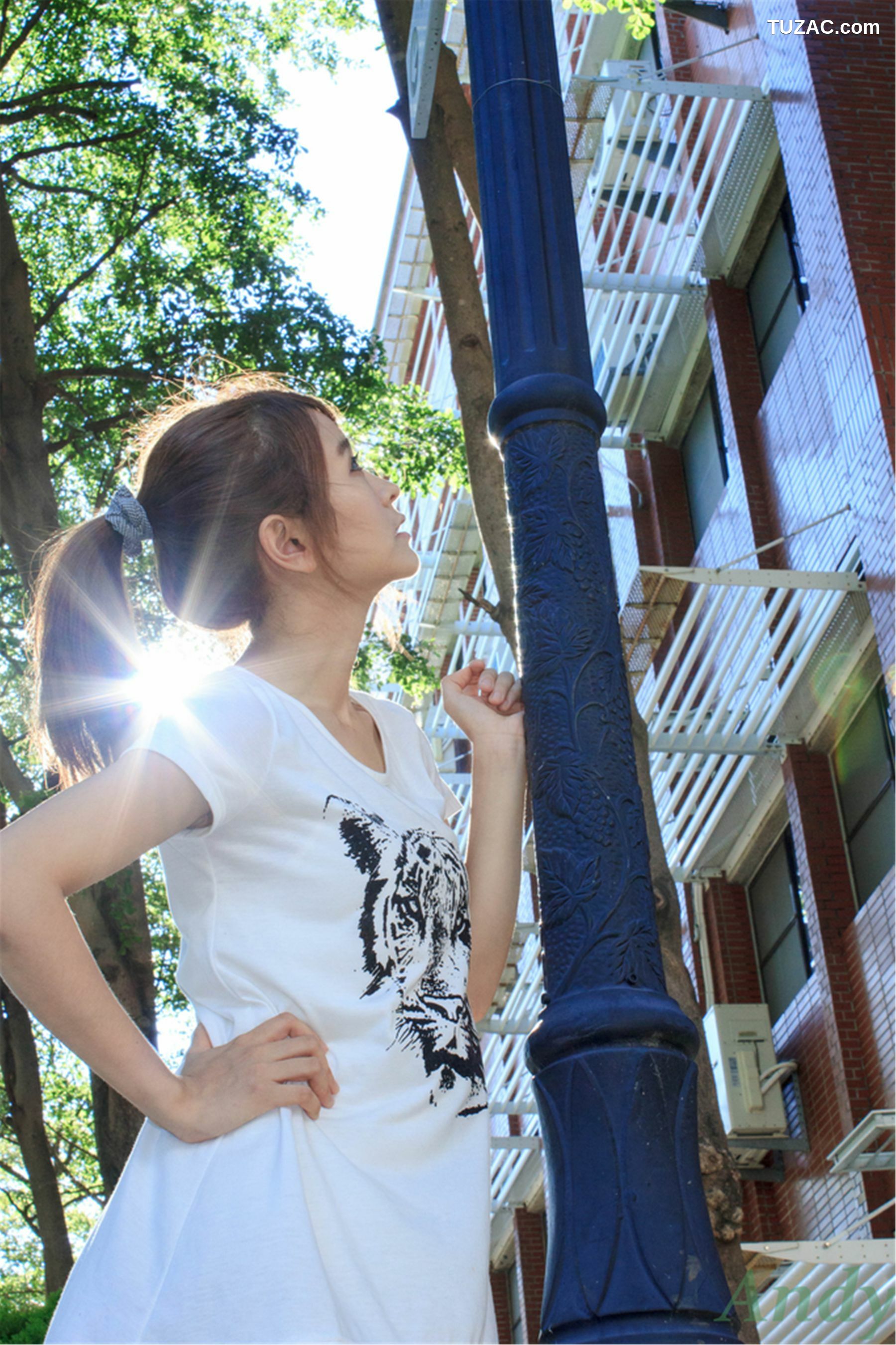 台湾正妹_台湾美女模特圈圈/郭燕陵《校园时光》写真集